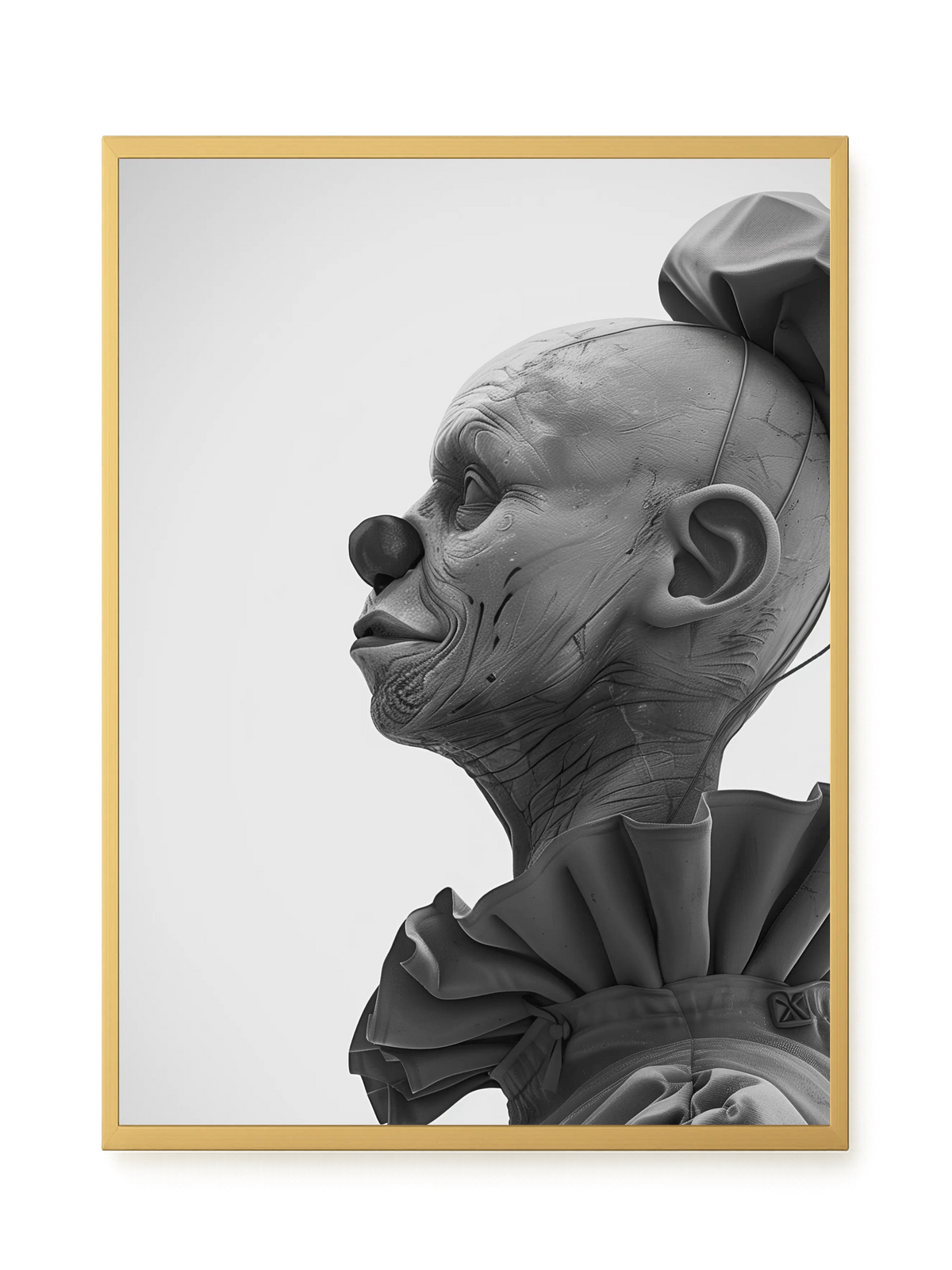 Side Clown Canvas Print