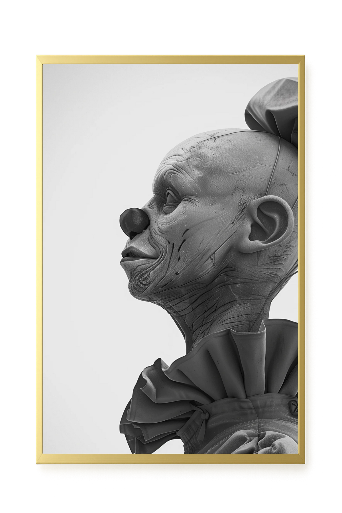 Side Clown Canvas Print
