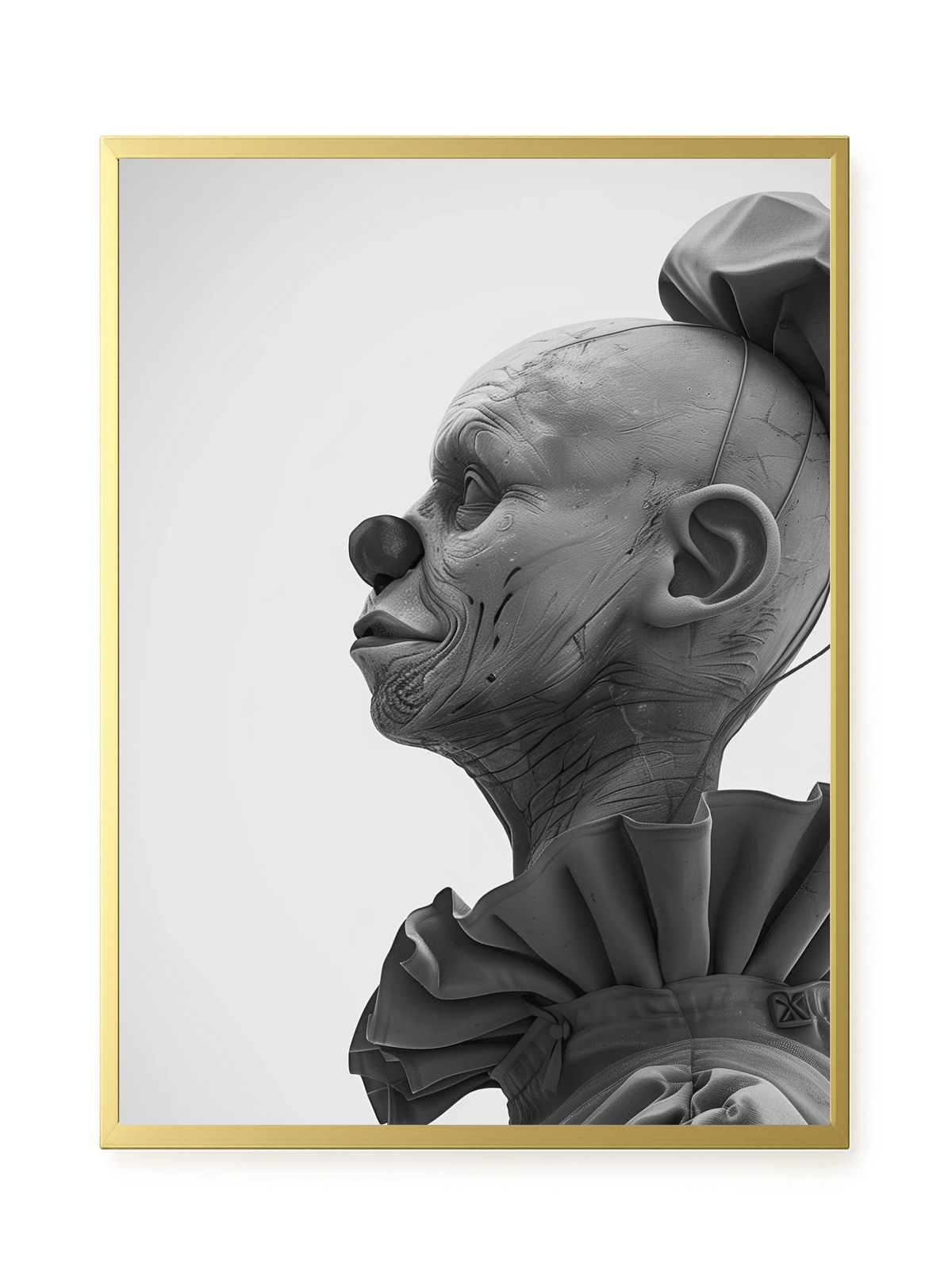 Side Clown Canvas Print