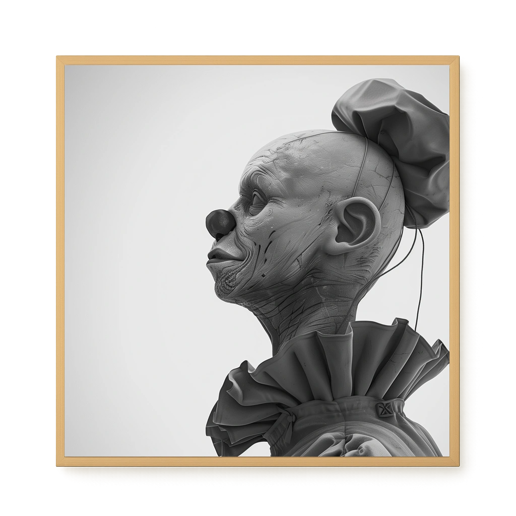 Side Clown Canvas Print