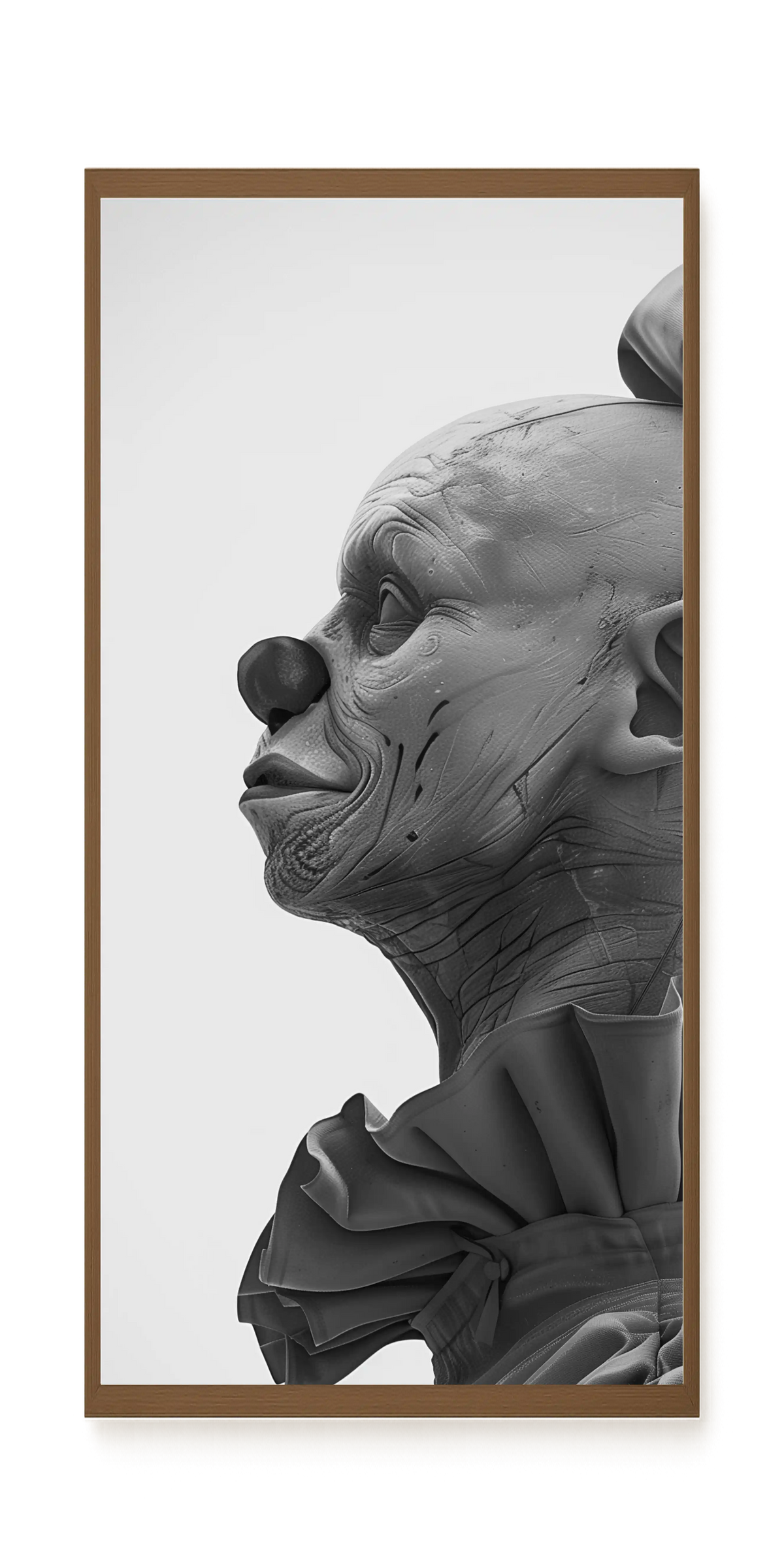 Side Clown Canvas Print