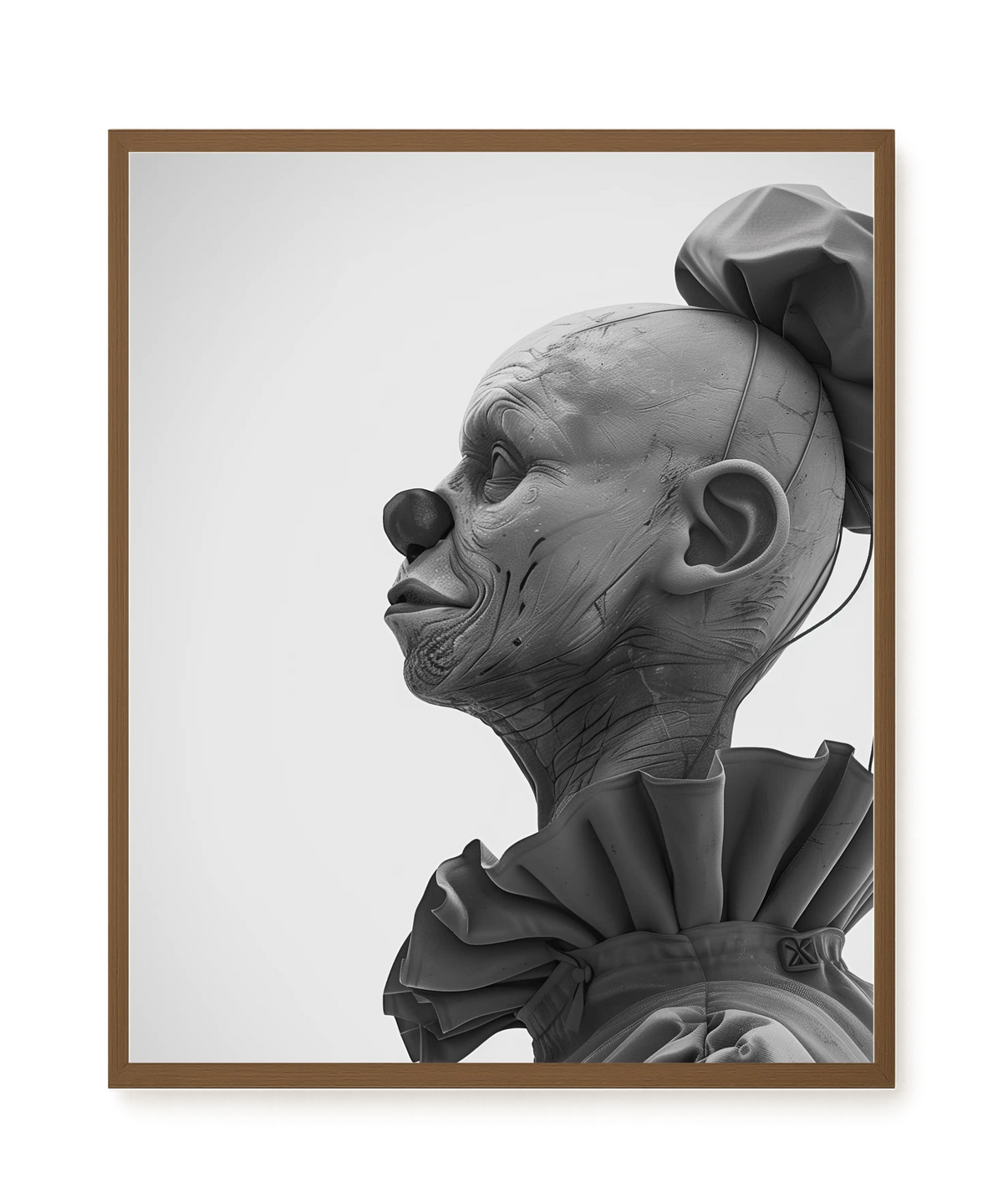 Side Clown Canvas Print