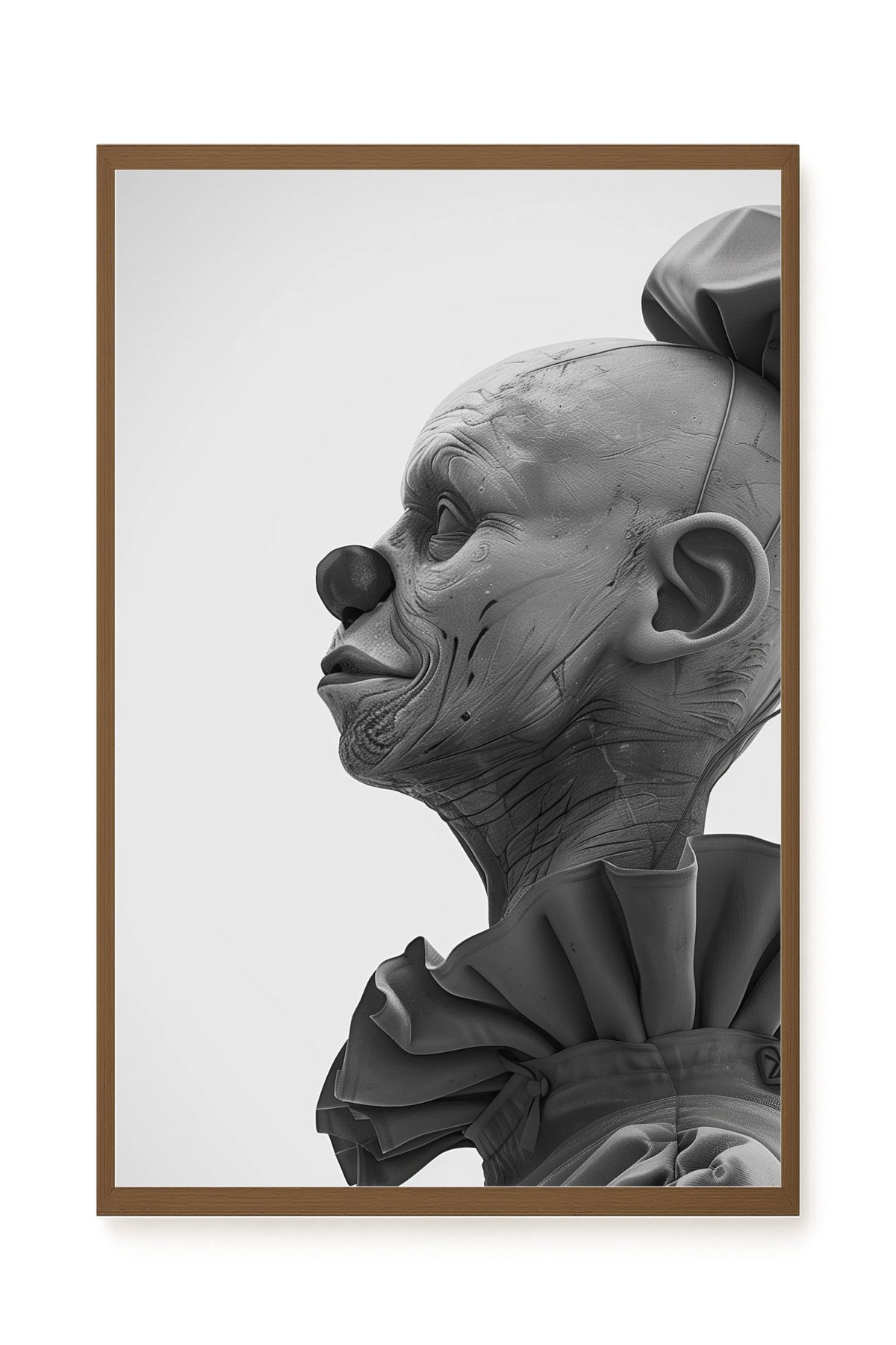 Side Clown Canvas Print