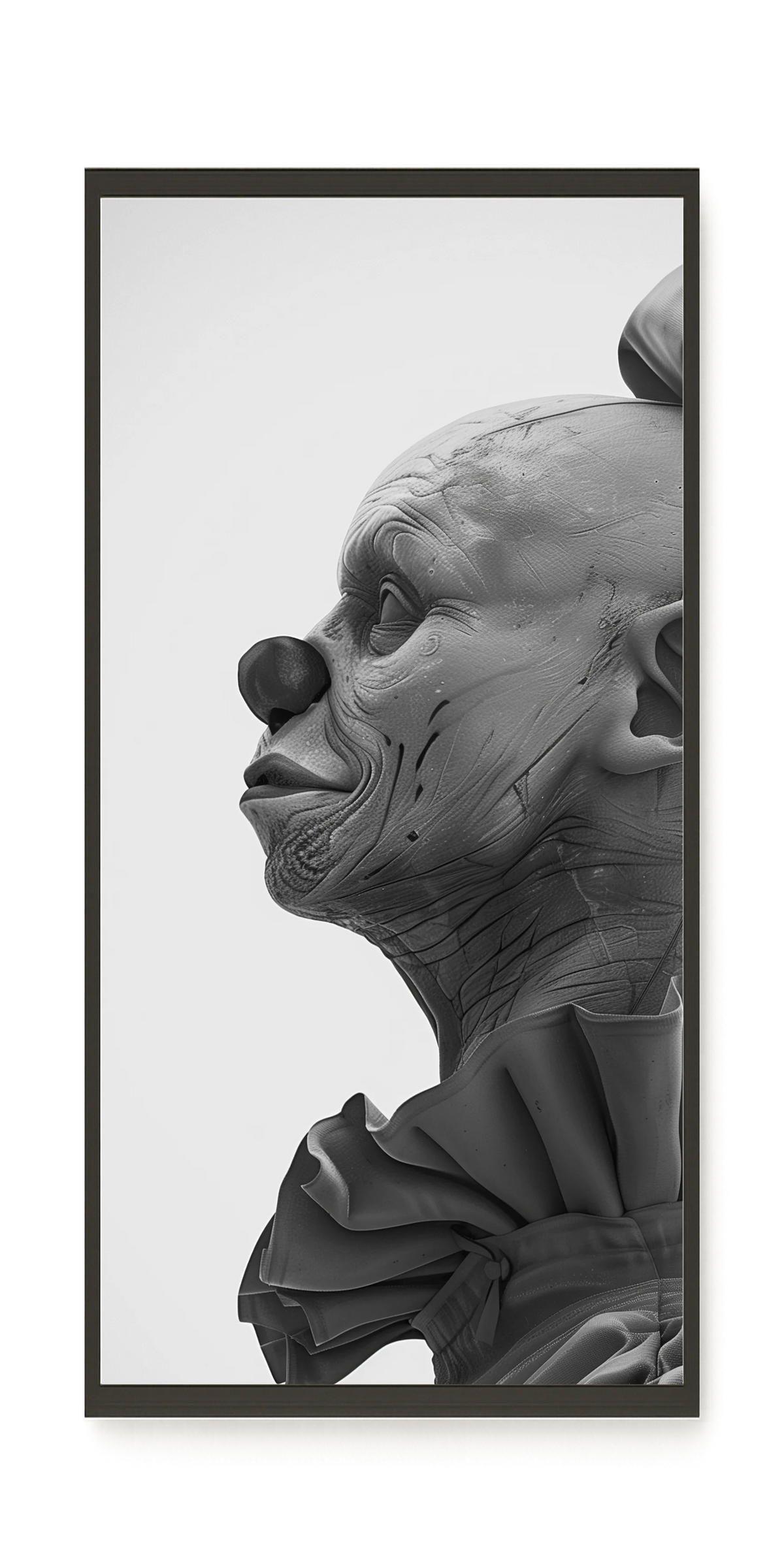 Side Clown Canvas Print