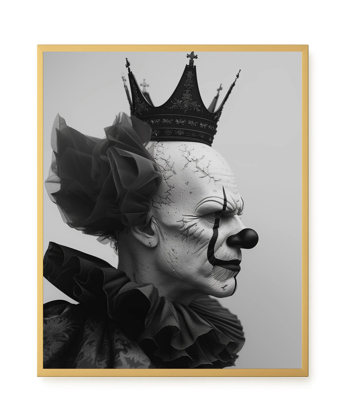 Royal Clown Canvas Wall Art