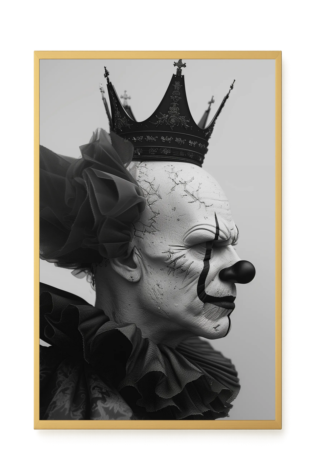 Royal Clown Canvas Wall Art