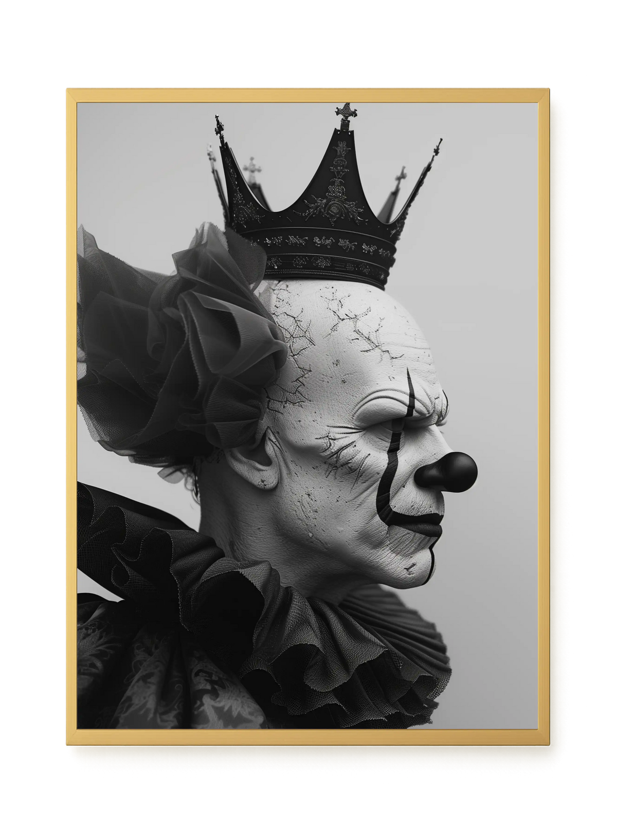 Royal Clown Canvas Wall Art
