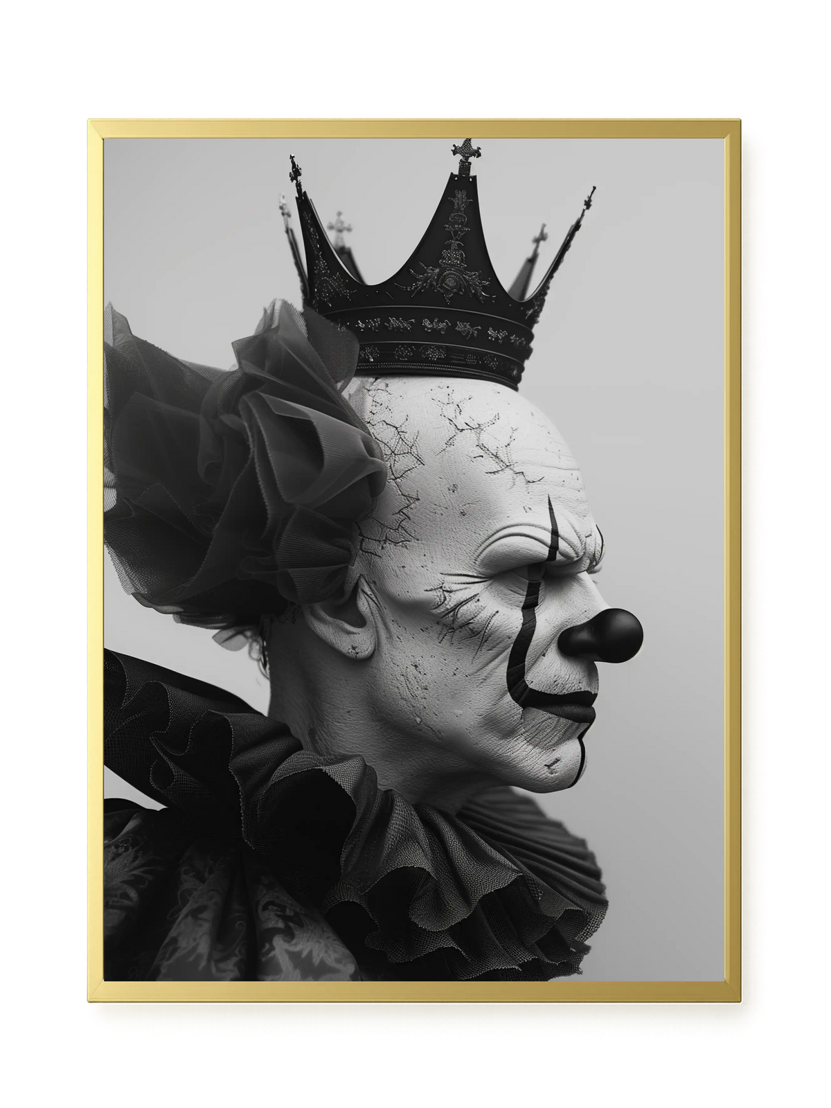 Royal Clown Canvas Wall Art