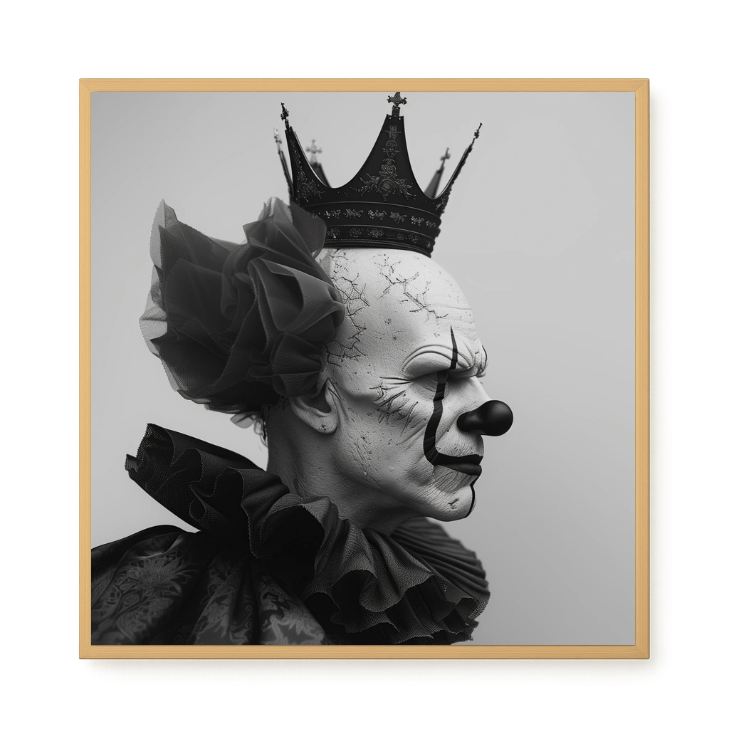 Royal Clown Canvas Wall Art