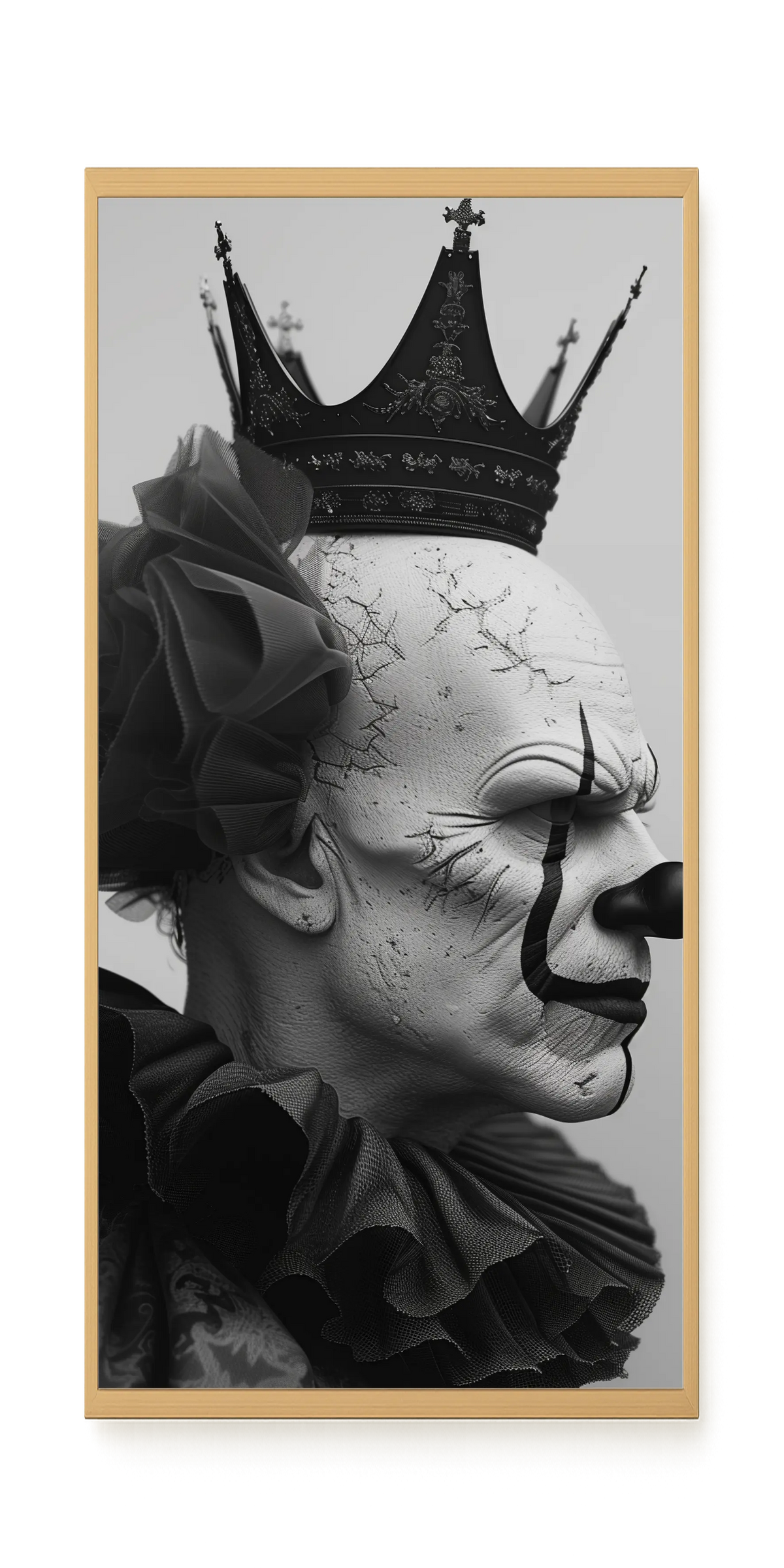 Royal Clown Canvas Wall Art