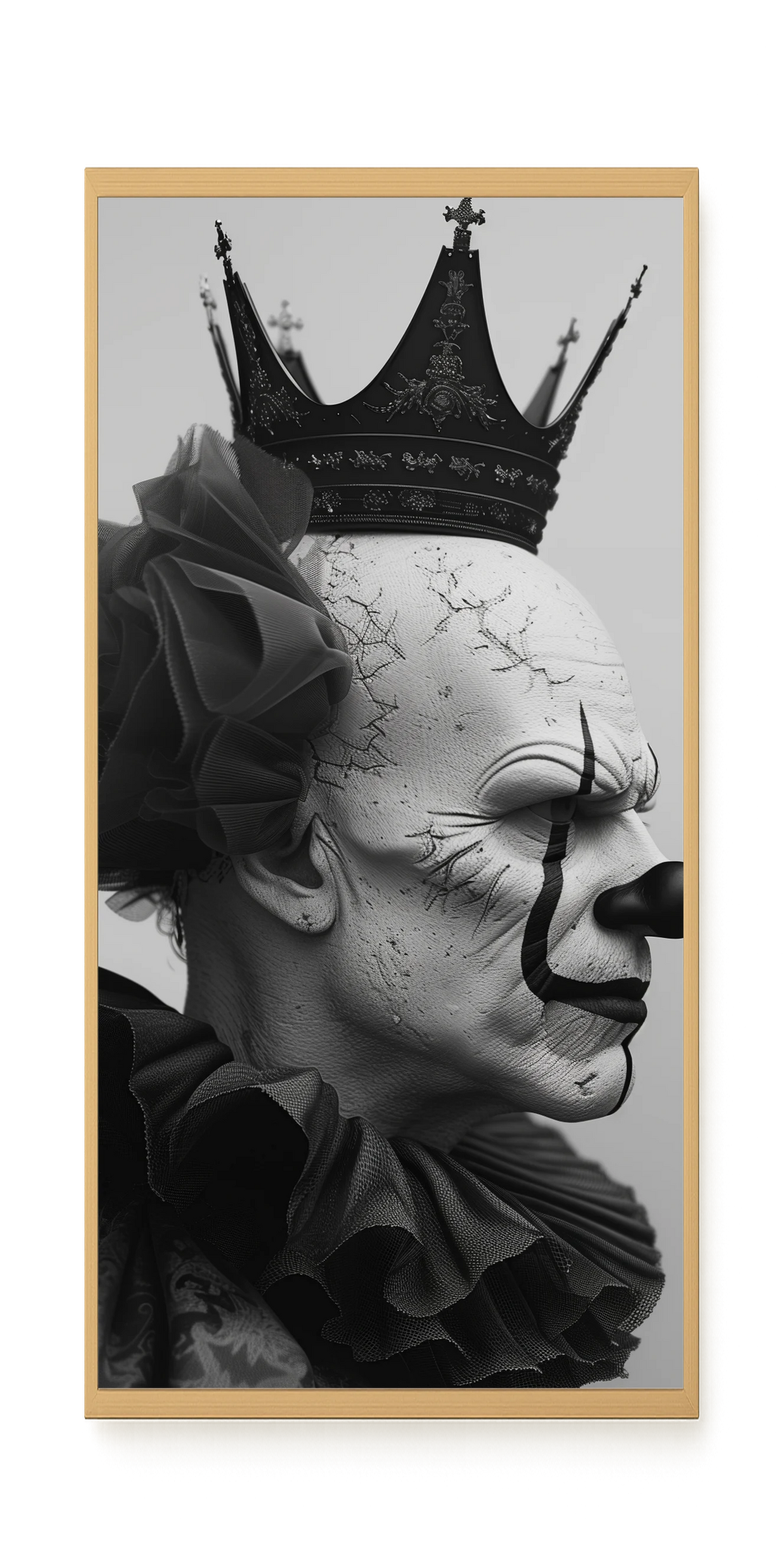 Royal Clown Canvas Wall Art