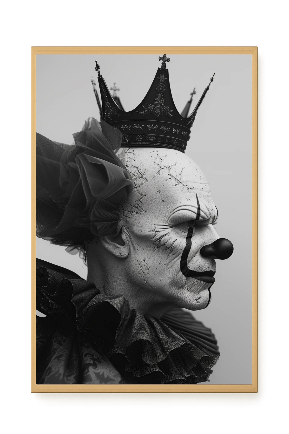Royal Clown Canvas Wall Art
