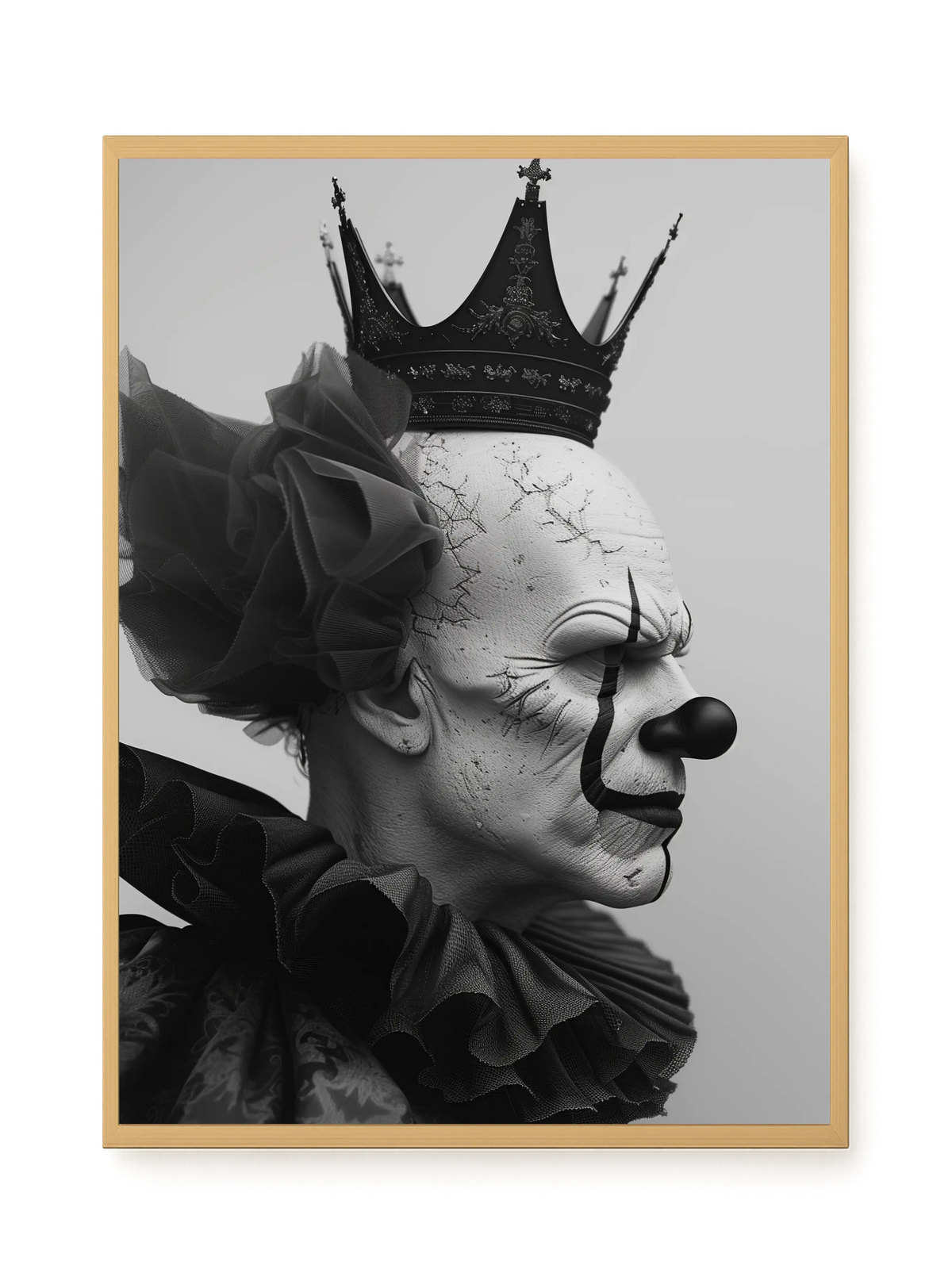 Royal Clown Canvas Wall Art
