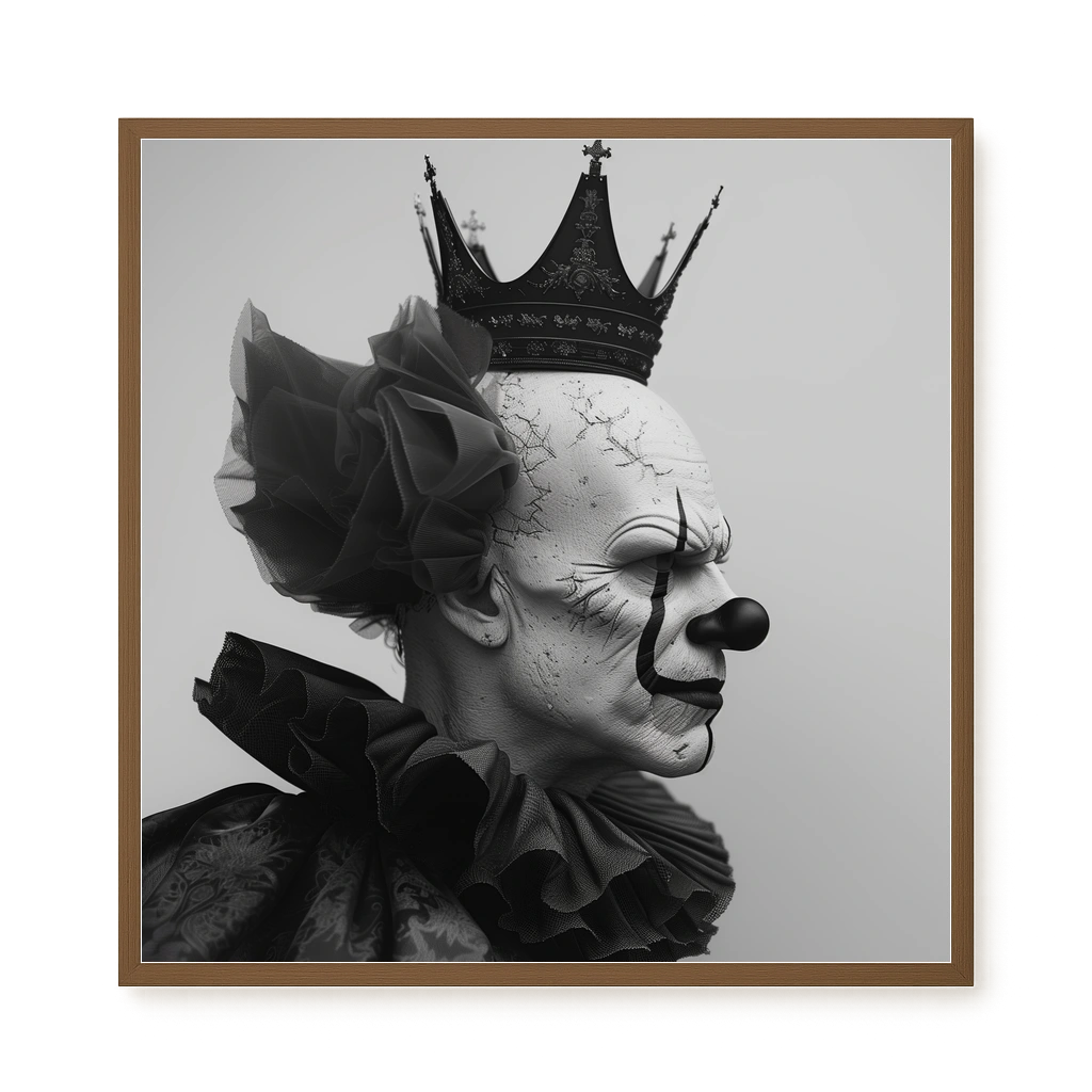 Royal Clown Canvas Wall Art