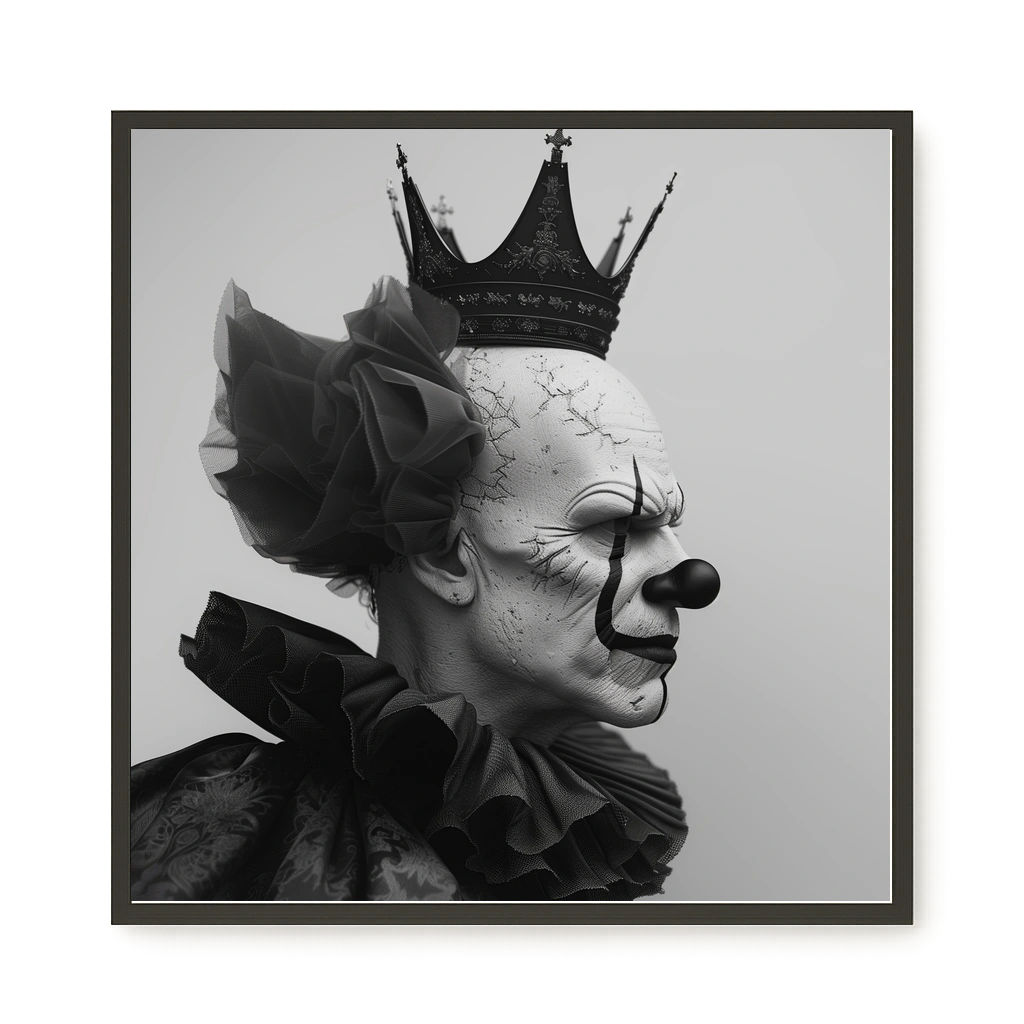 Royal Clown Canvas Wall Art