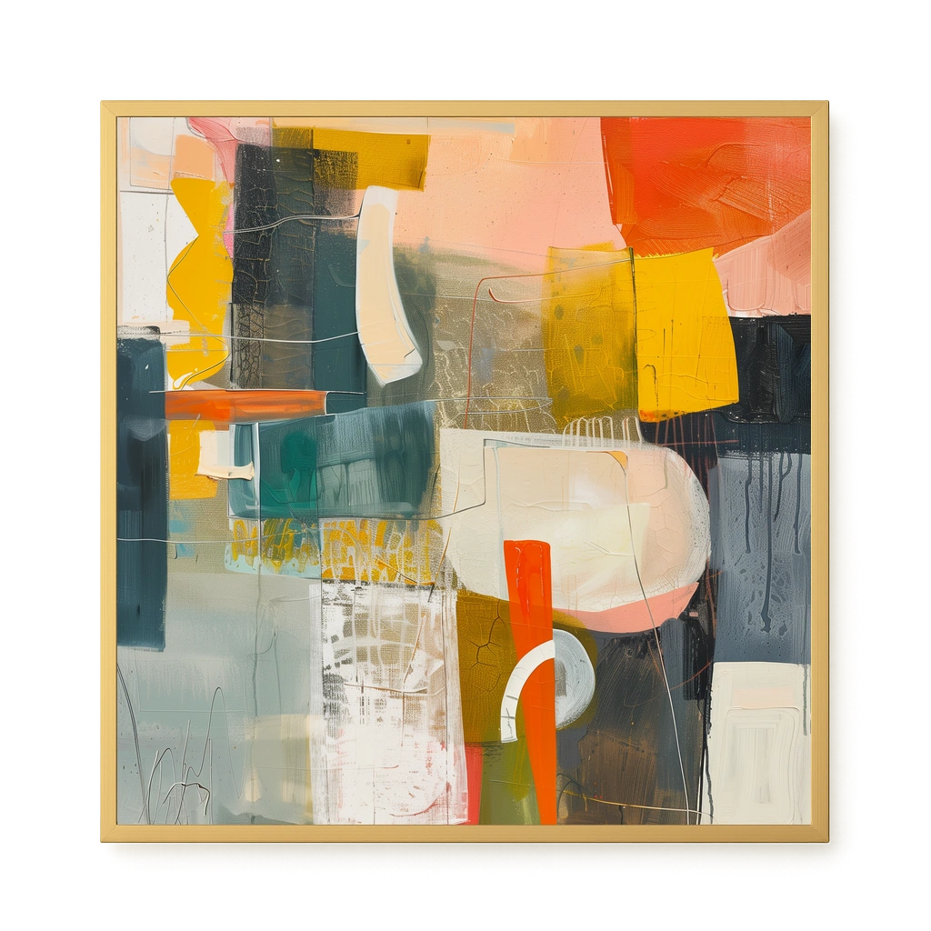 Abstract Duo Canvas Print
