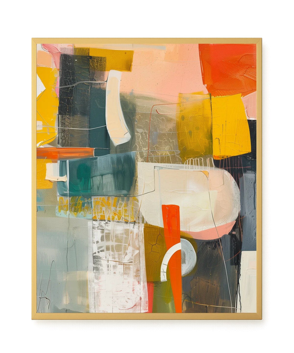 Abstract Duo Canvas Print