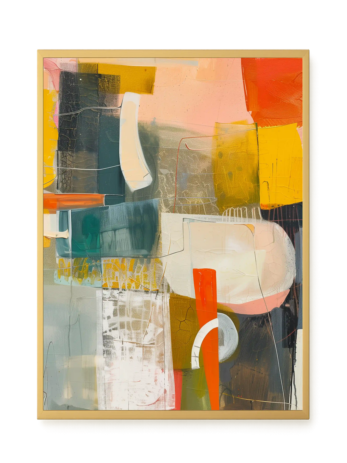 Abstract Duo Canvas Print