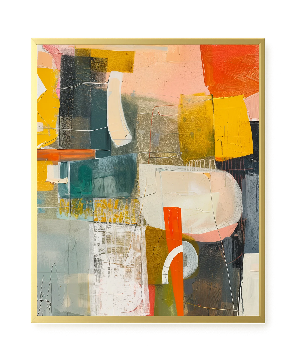 Abstract Duo Canvas Print