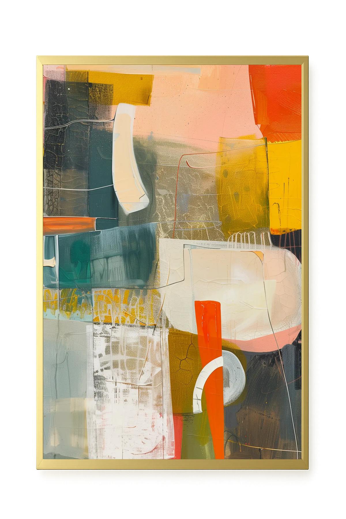 Abstract Duo Canvas Print