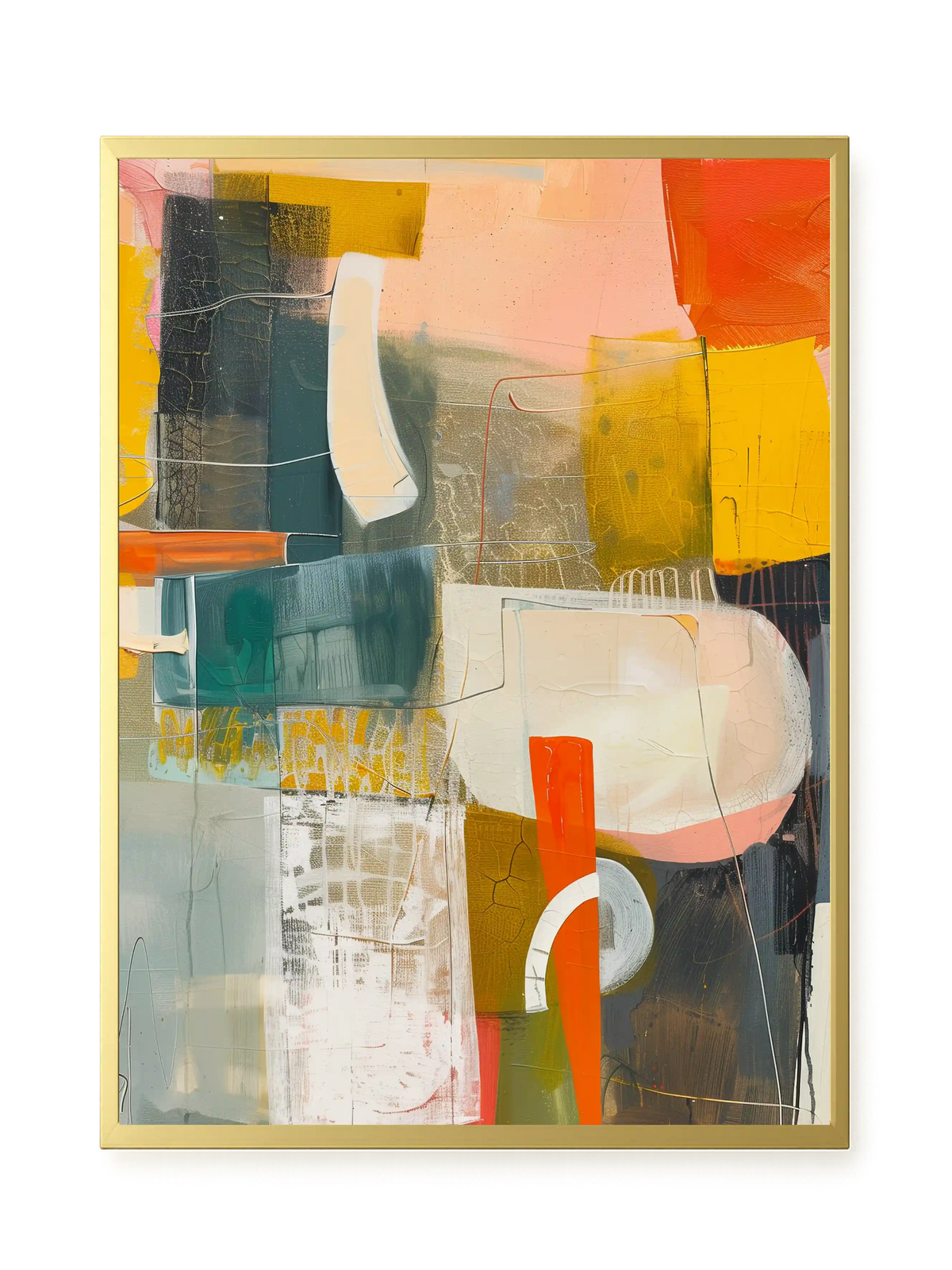 Abstract Duo Canvas Print