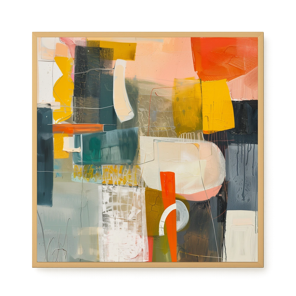 Abstract Duo Canvas Print