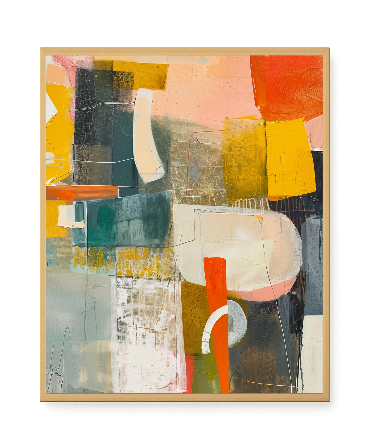 Abstract Duo Canvas Print