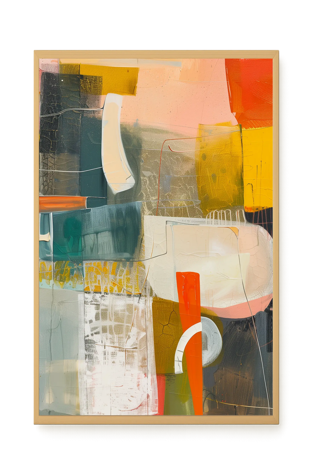 Abstract Duo Canvas Print