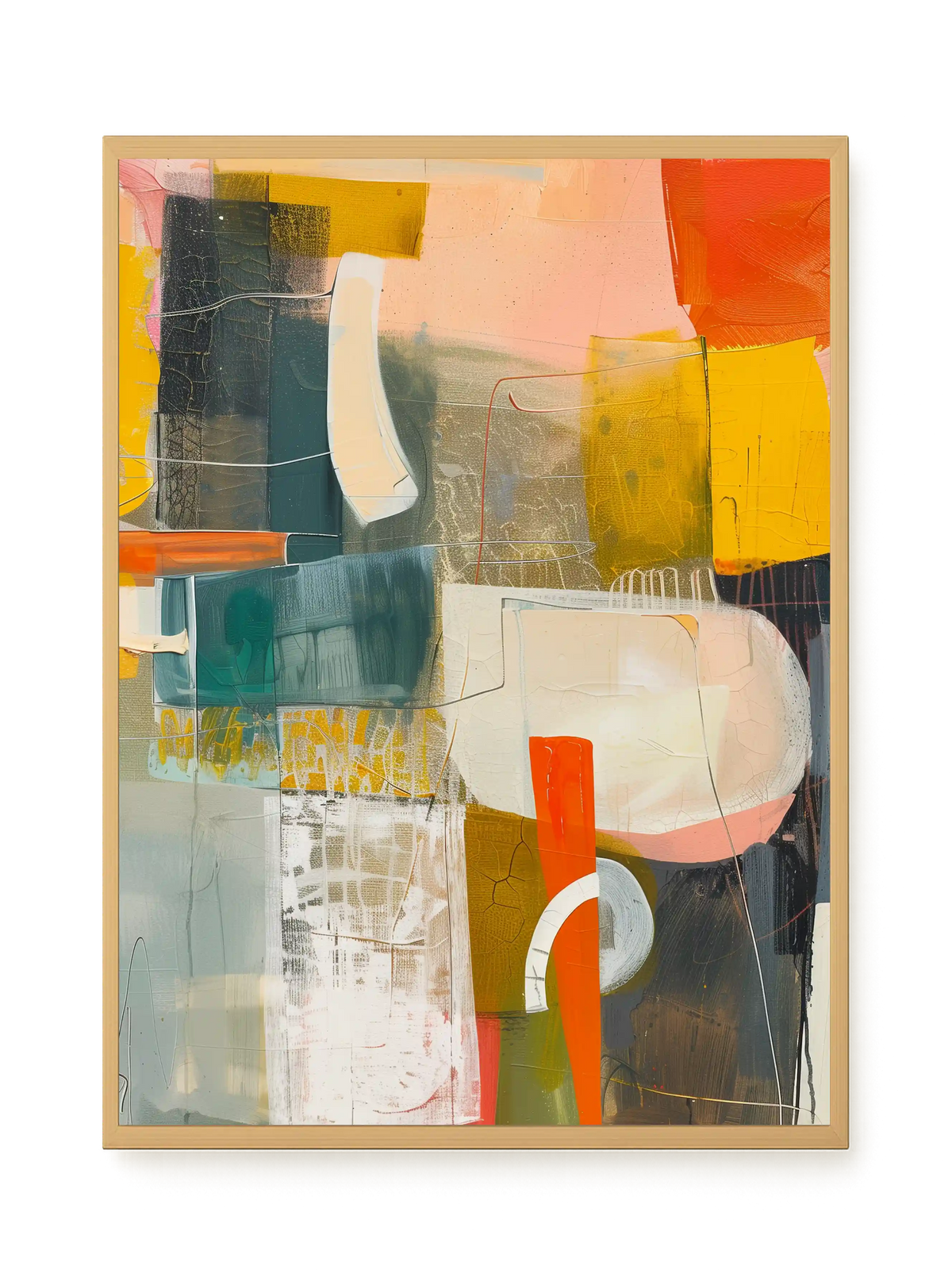 Abstract Duo Canvas Print