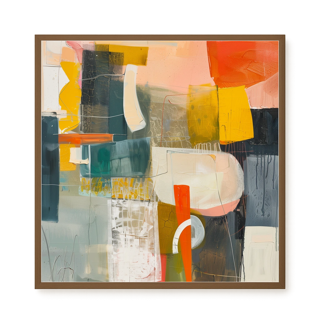 Abstract Duo Canvas Print