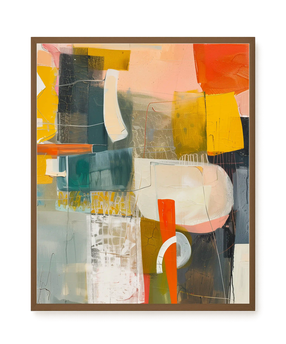 Abstract Duo Canvas Print