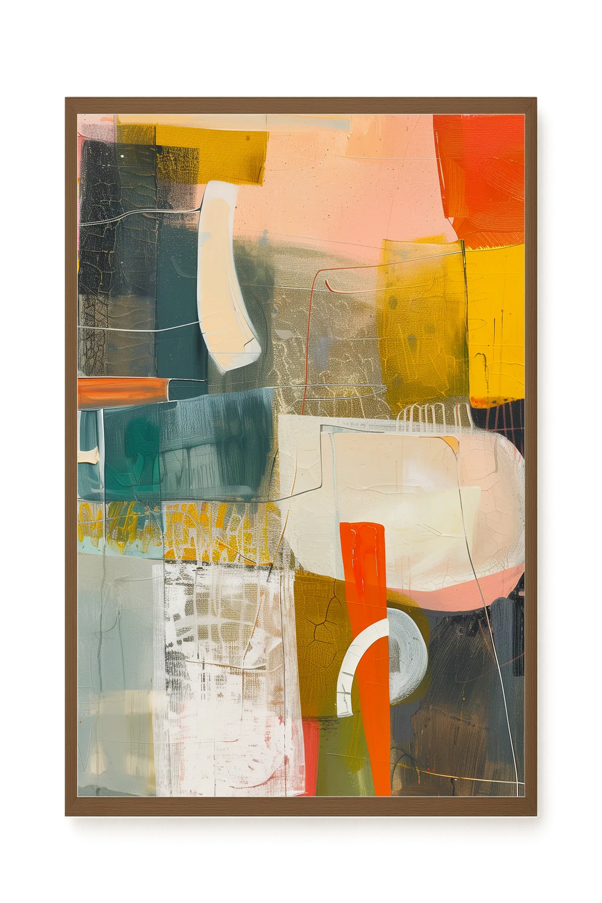 Abstract Duo Canvas Print