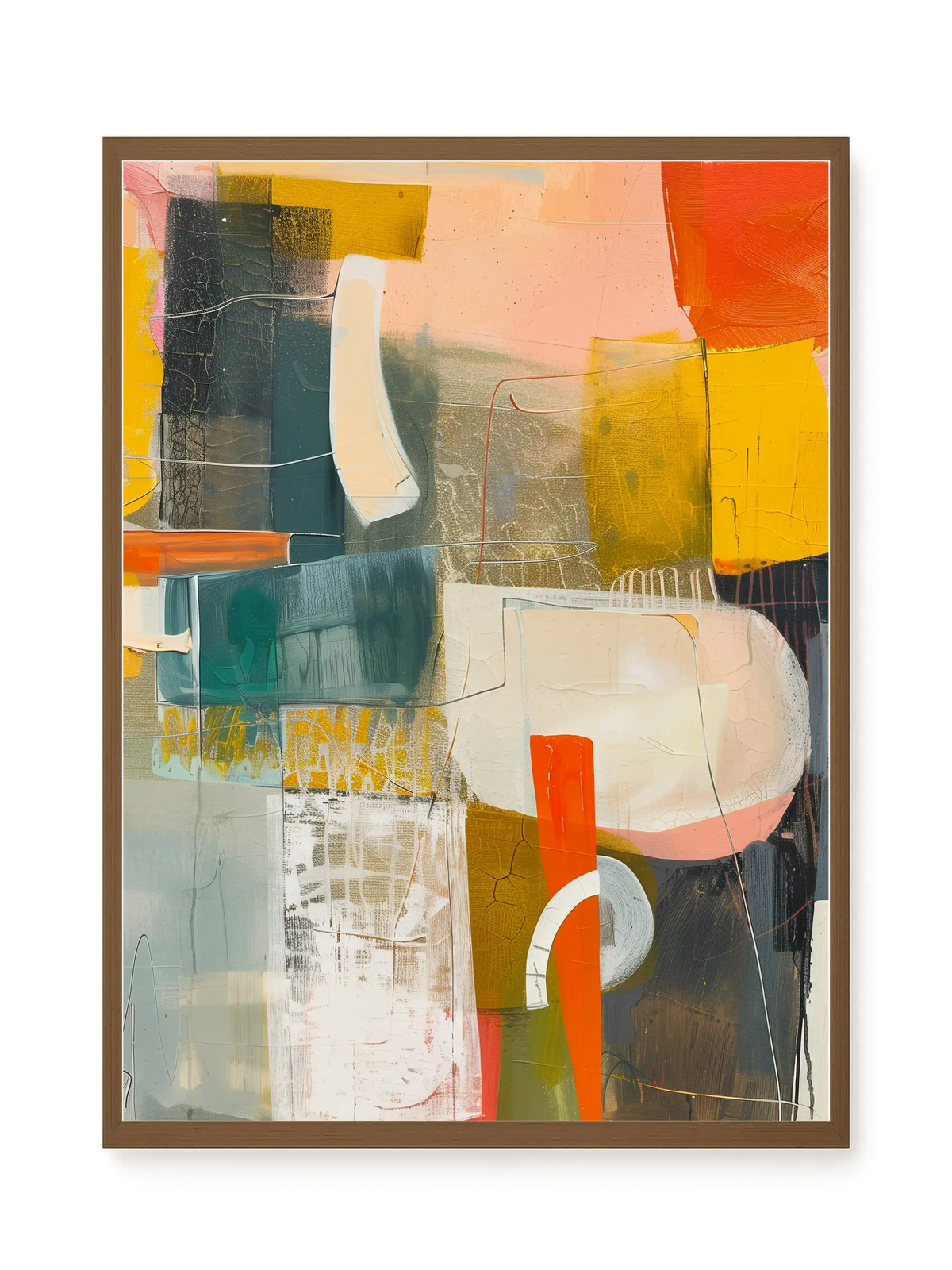 Abstract Duo Canvas Print