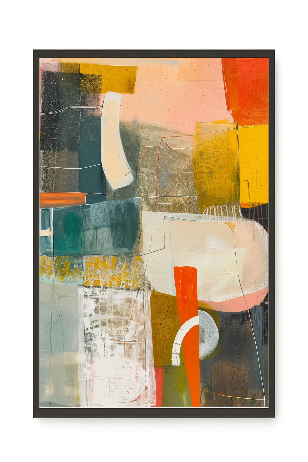 Abstract Duo Canvas Print