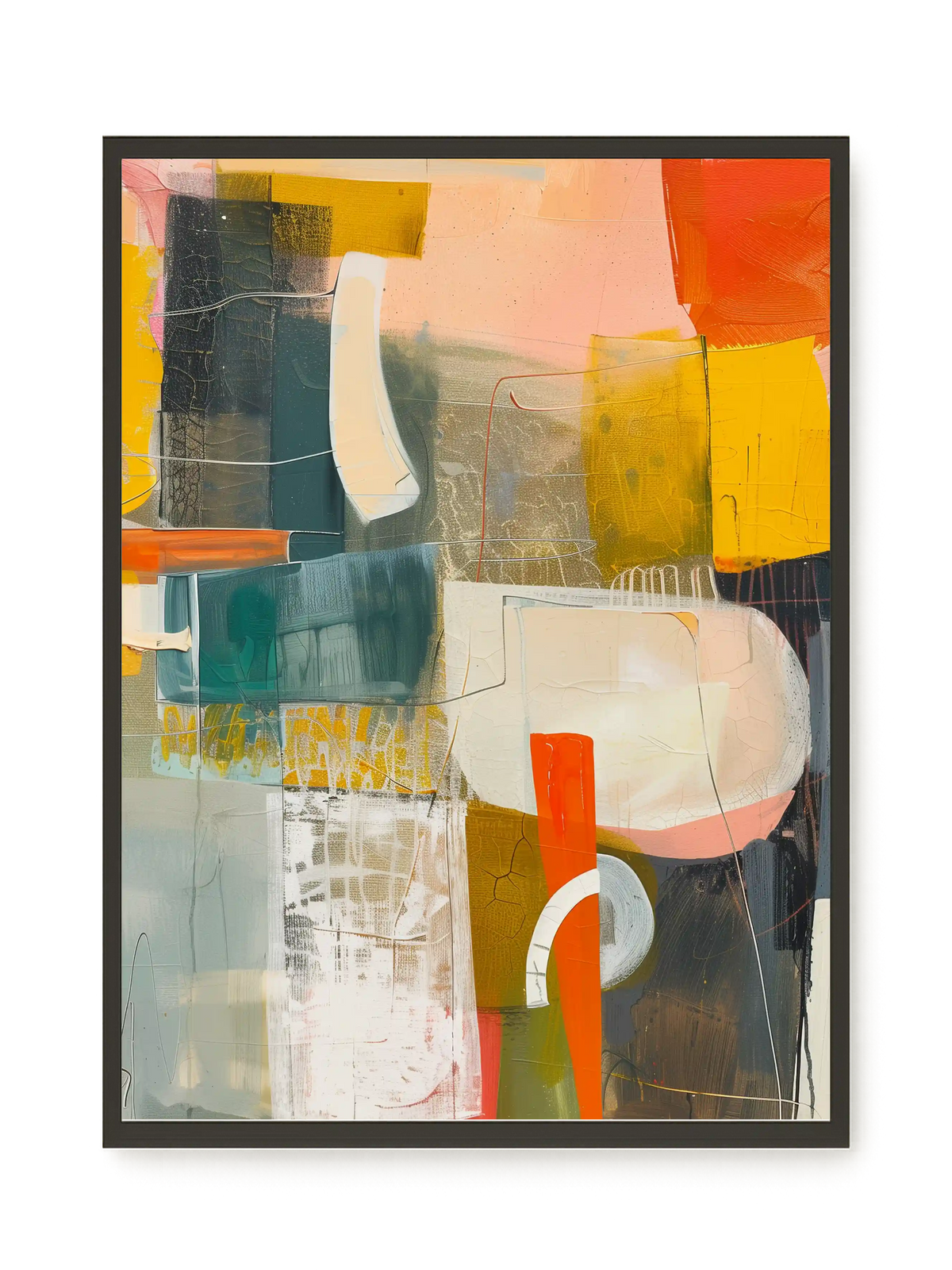 Abstract Duo Canvas Print