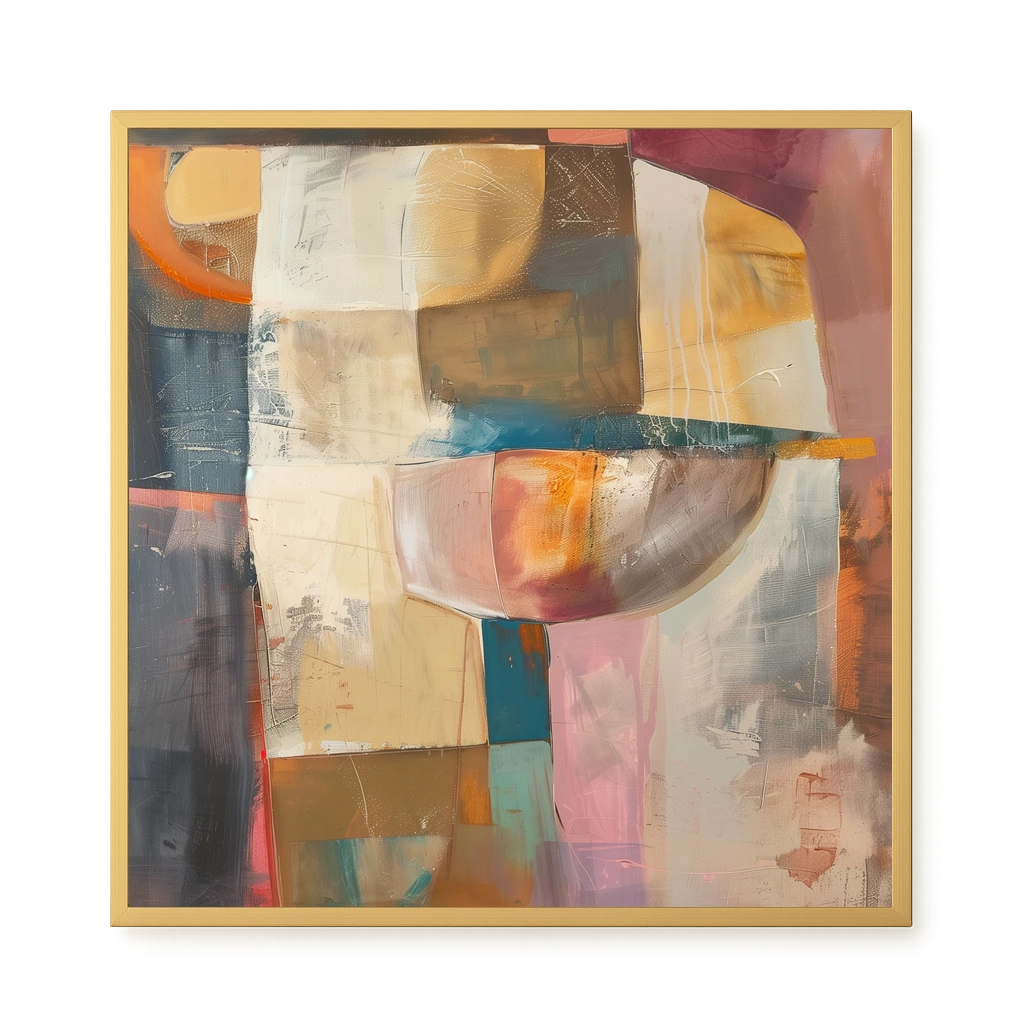 Abstract Colors Canvas Wall Art