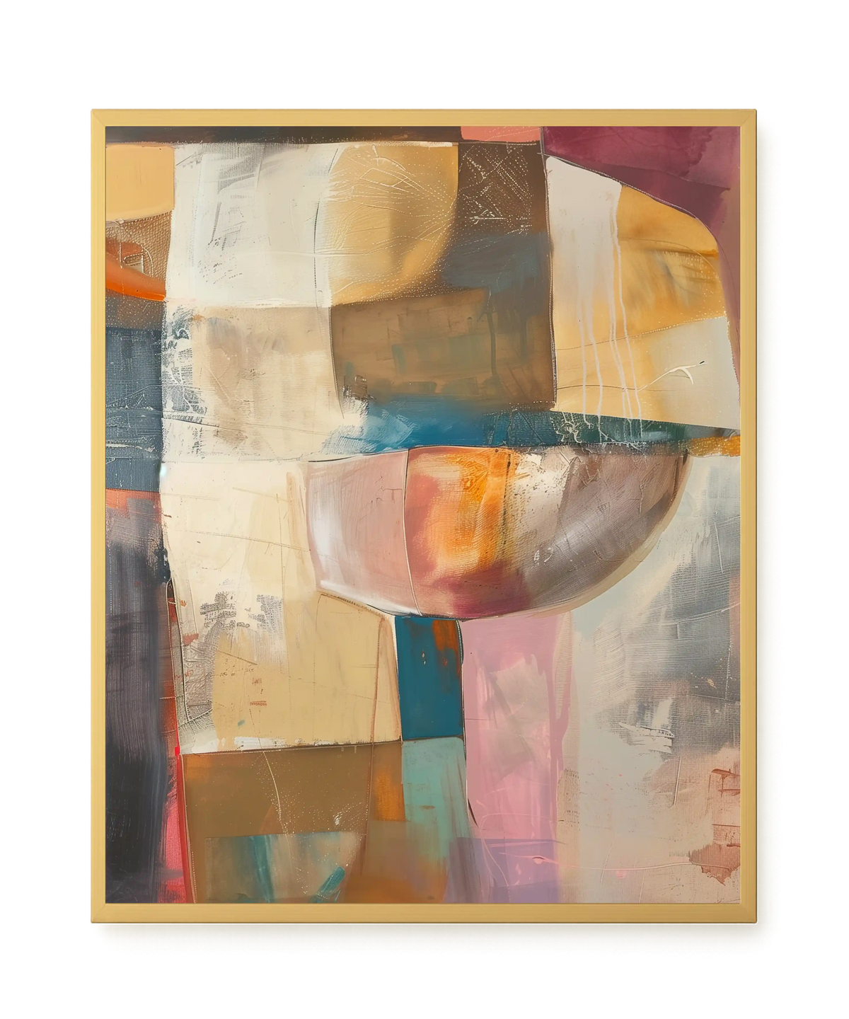 Abstract Colors Canvas Wall Art