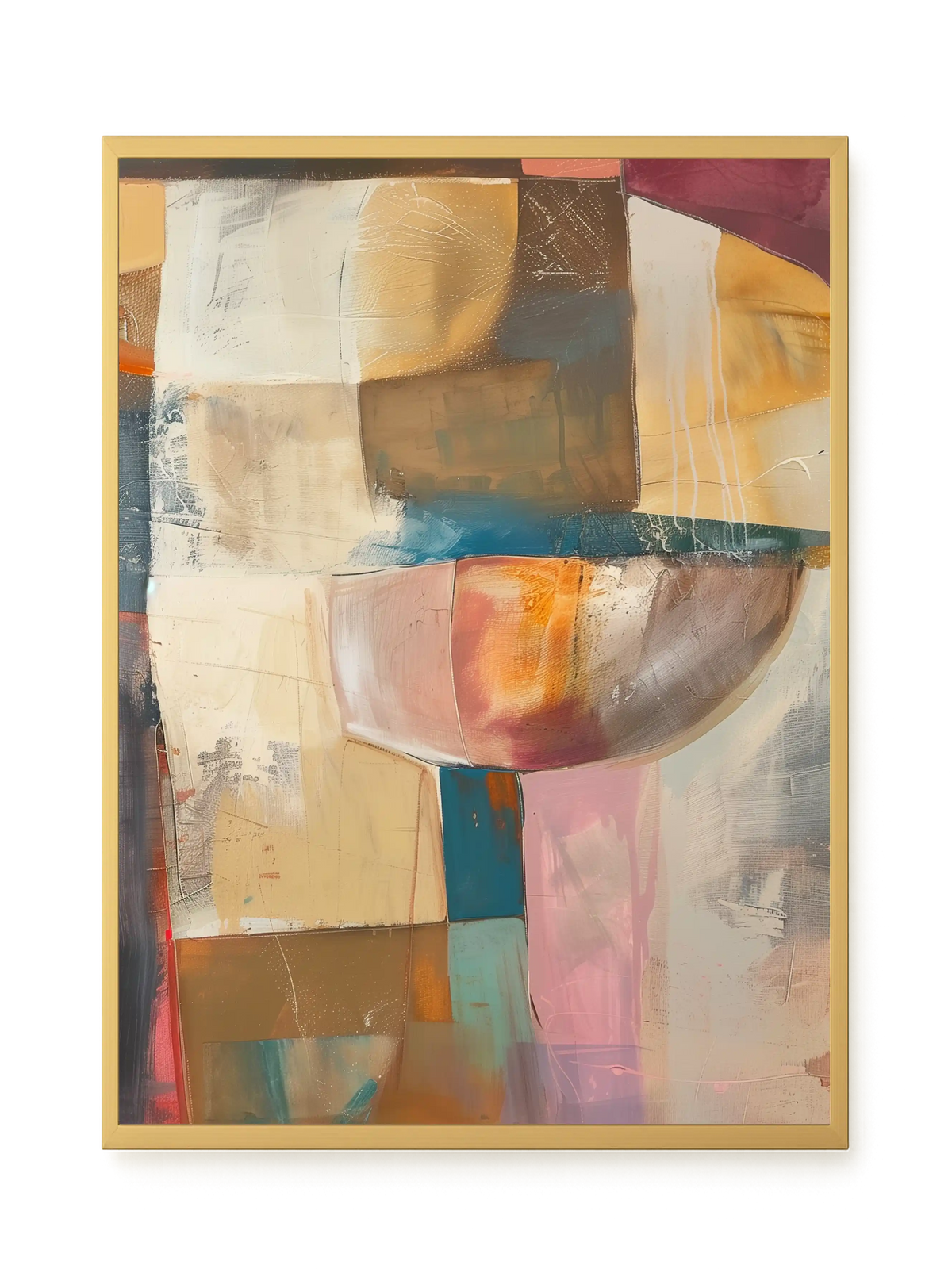 Abstract Colors Canvas Wall Art