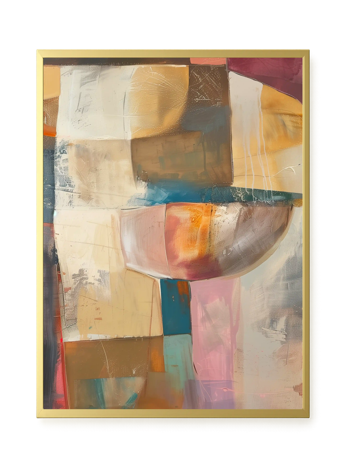 Abstract Colors Canvas Wall Art