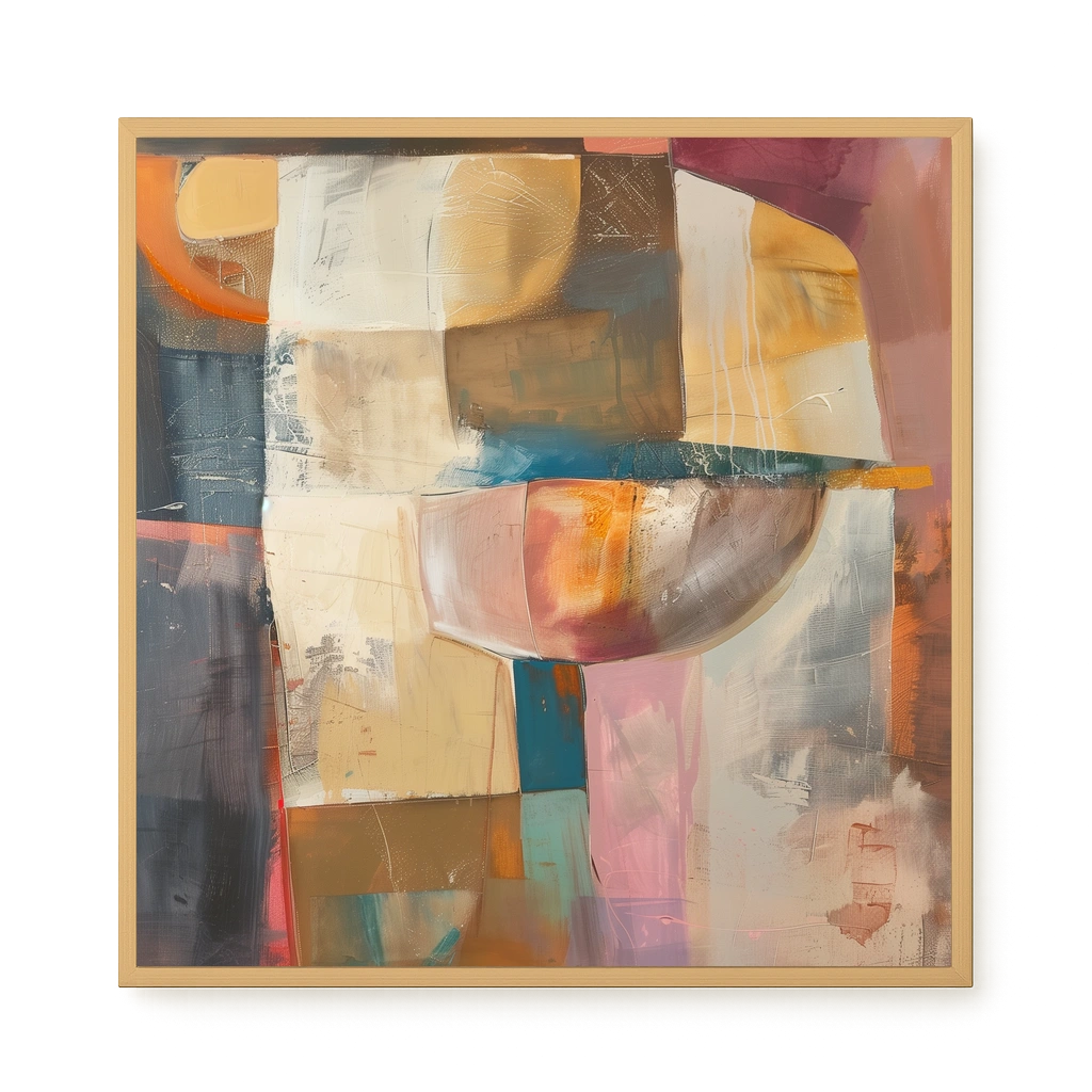 Abstract Colors Canvas Wall Art