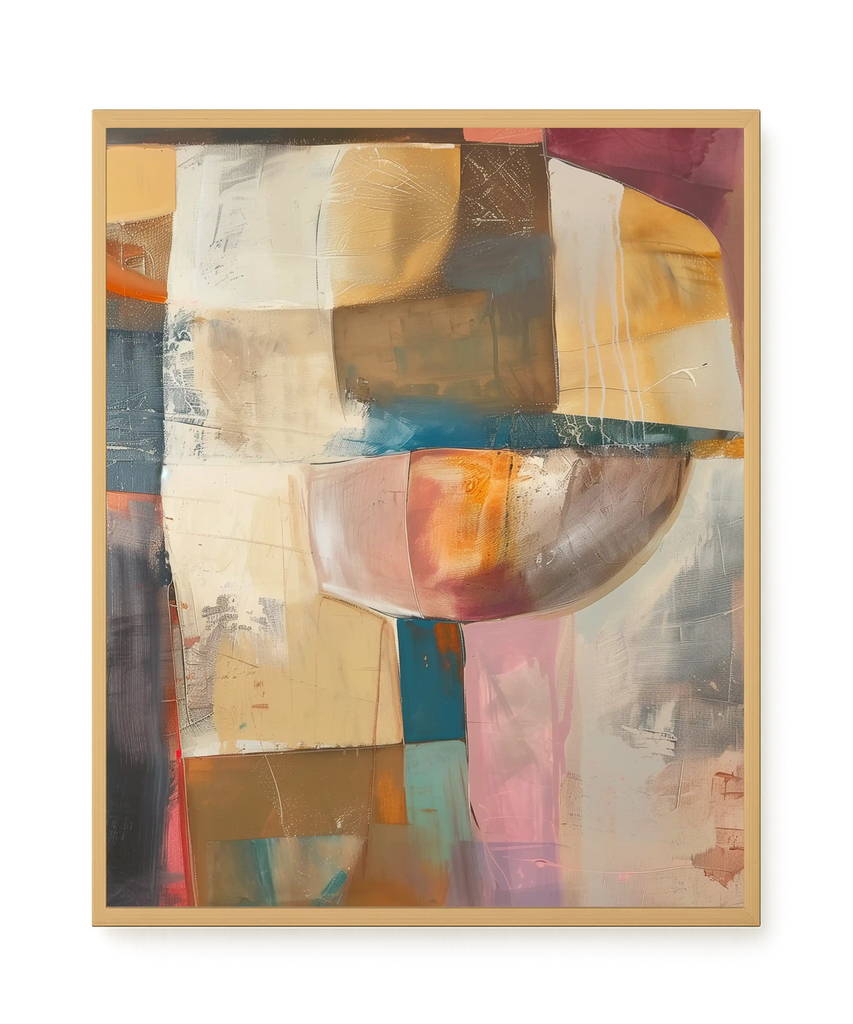 Abstract Colors Canvas Wall Art