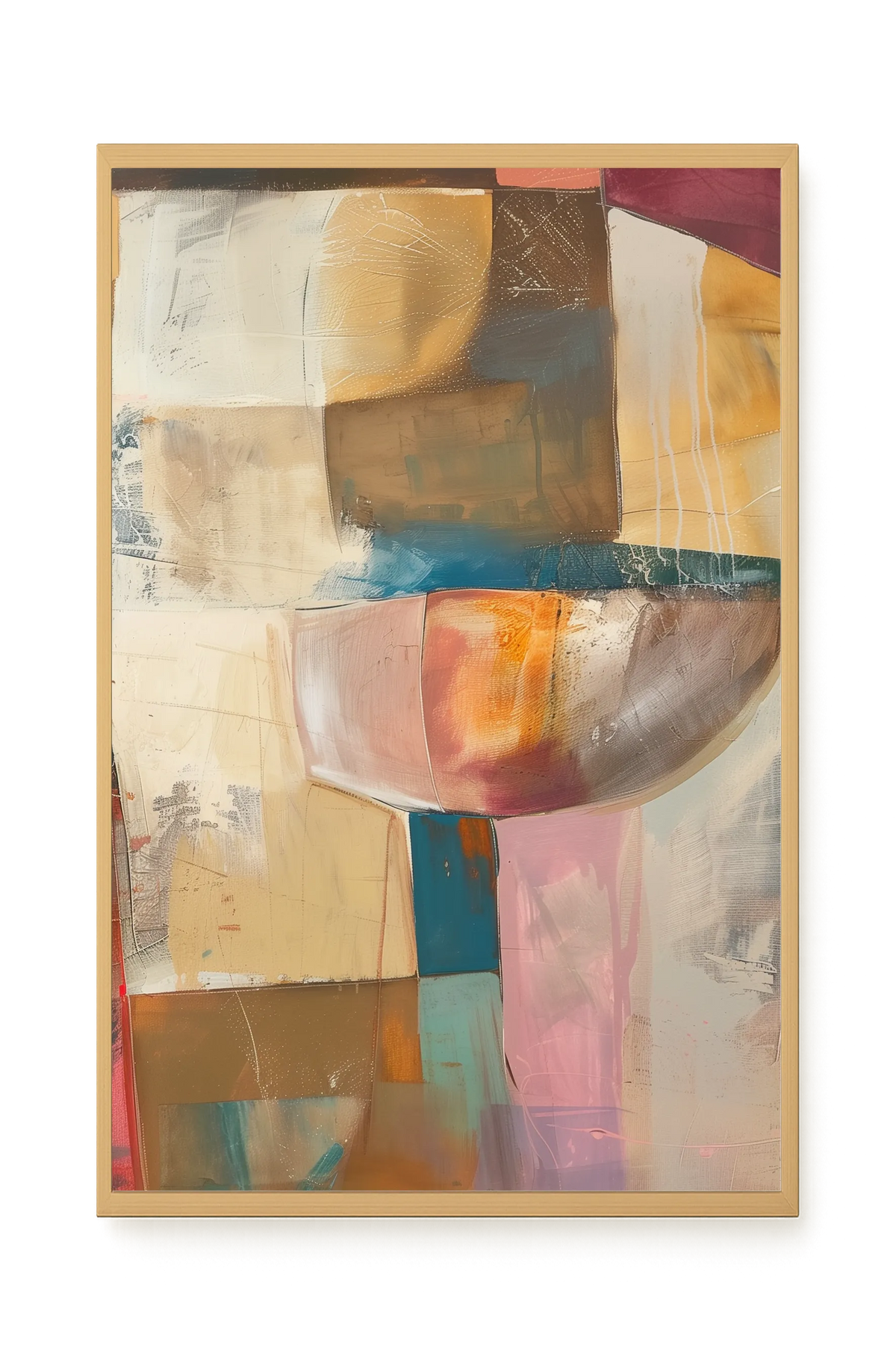 Abstract Colors Canvas Wall Art