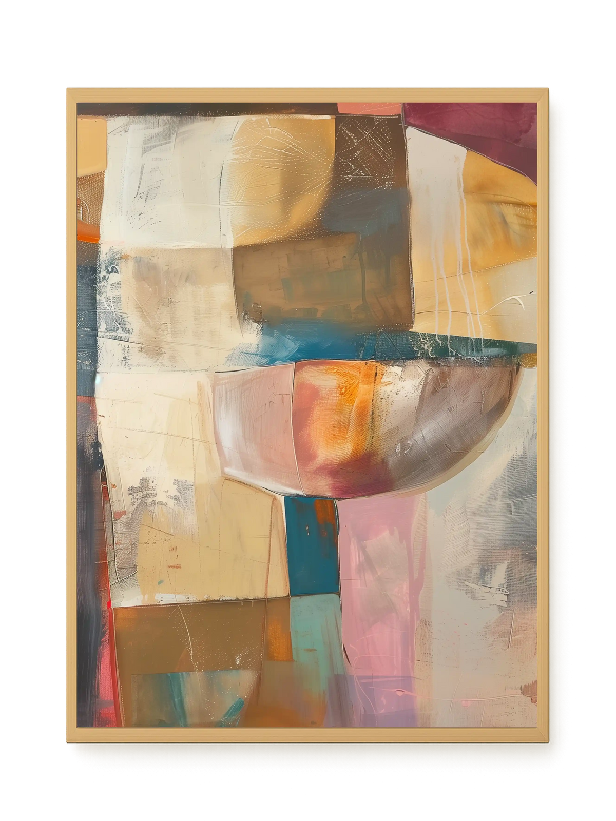 Abstract Colors Canvas Wall Art