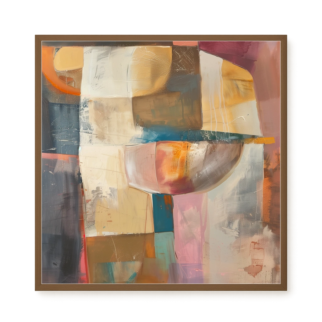Abstract Colors Canvas Wall Art