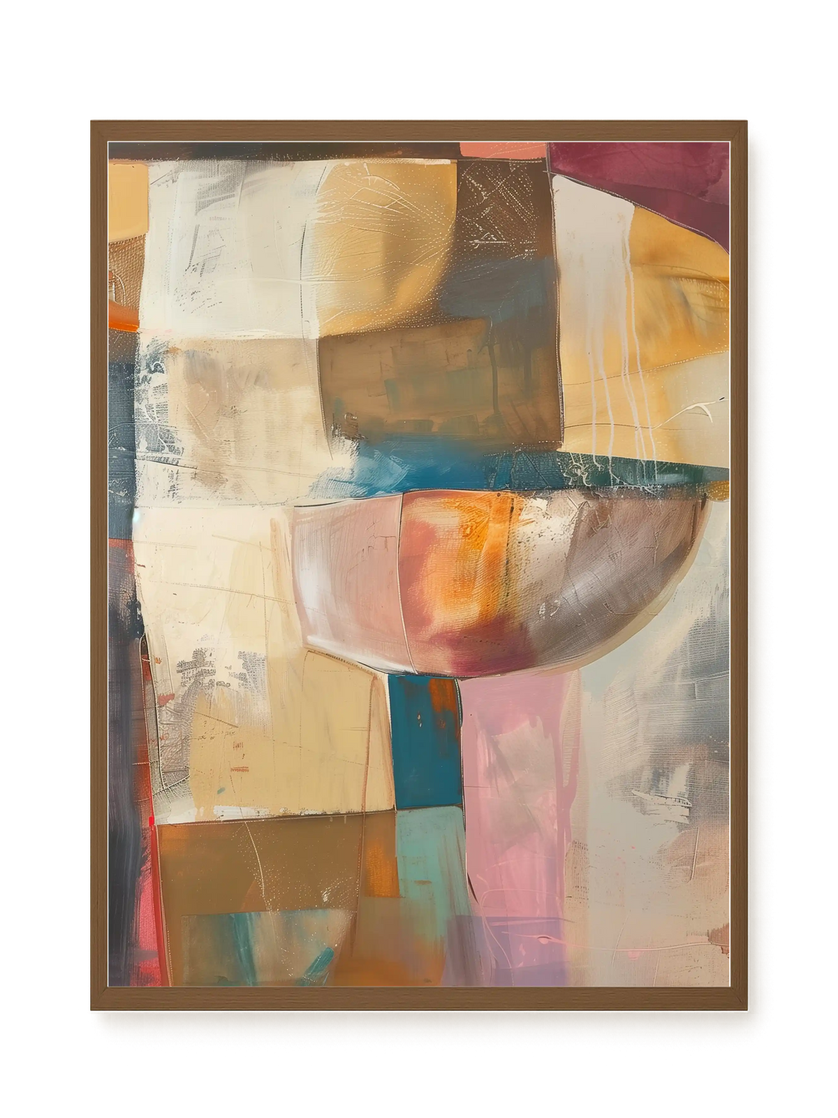 Abstract Colors Canvas Wall Art