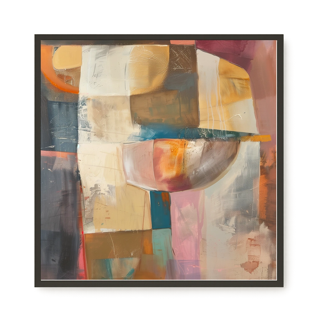 Abstract Colors Canvas Wall Art