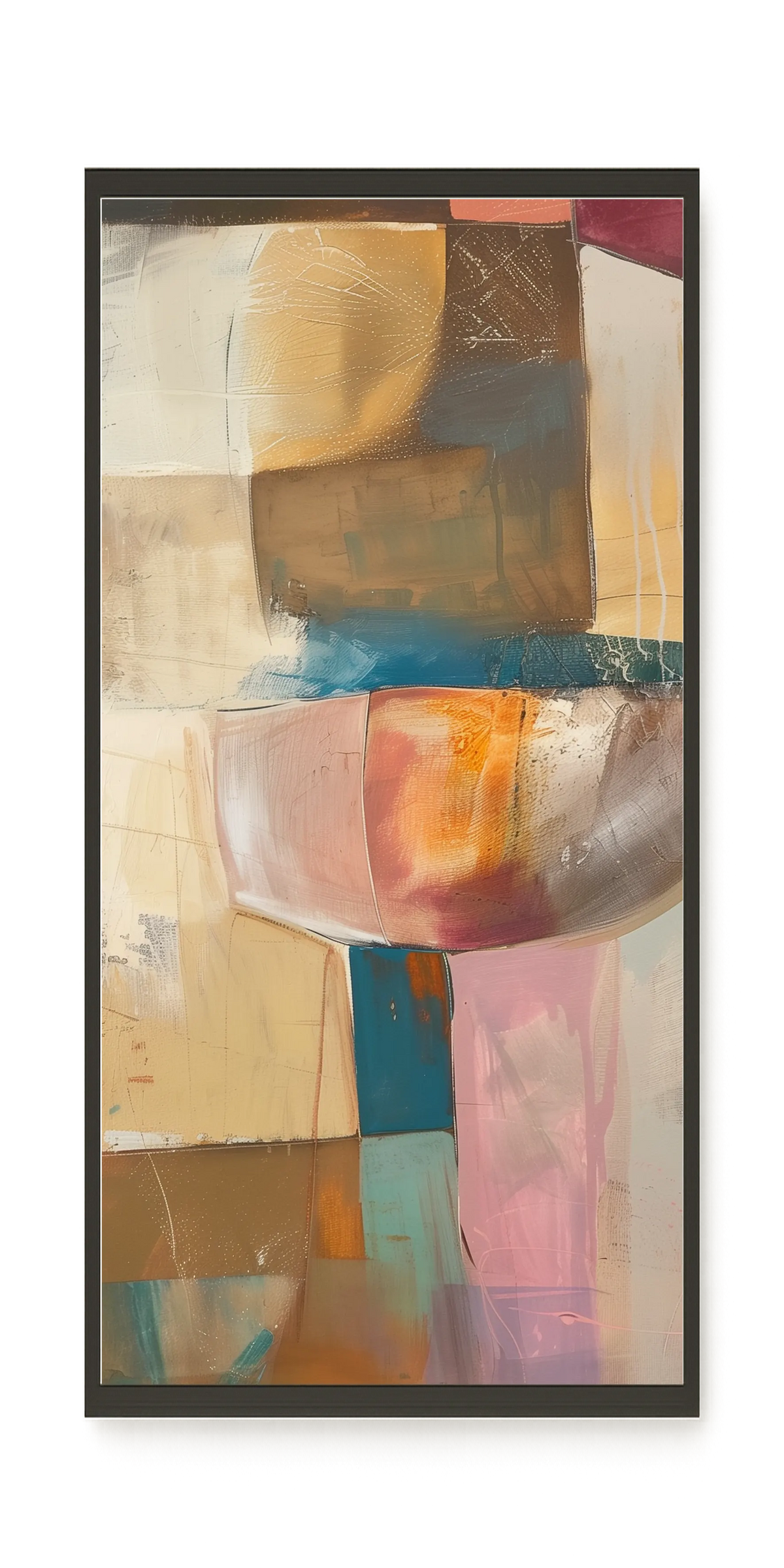 Abstract Colors Canvas Wall Art