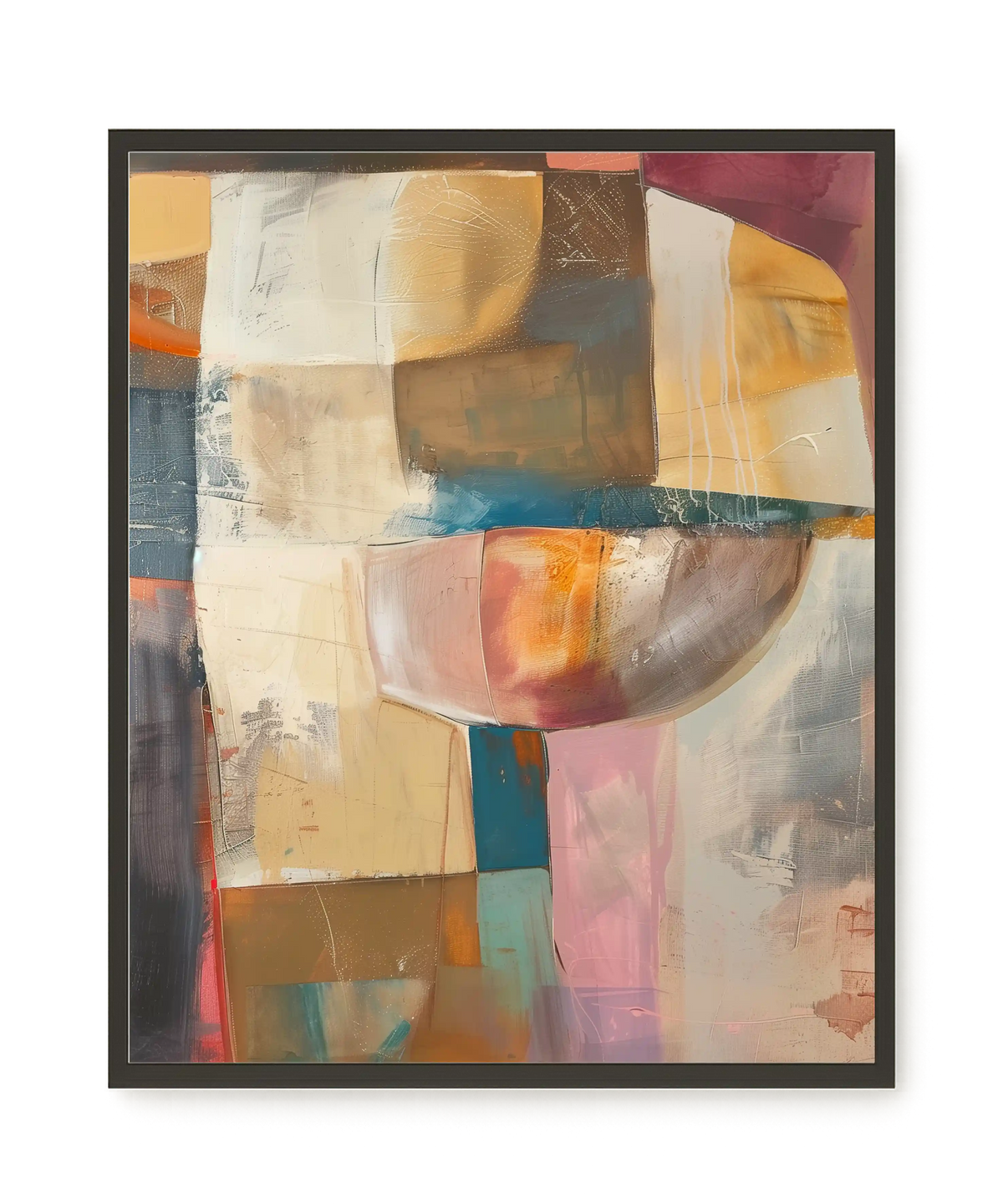 Abstract Colors Canvas Wall Art