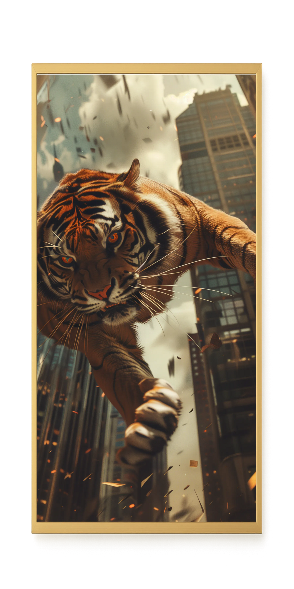 Urban Tiger Canvas Print