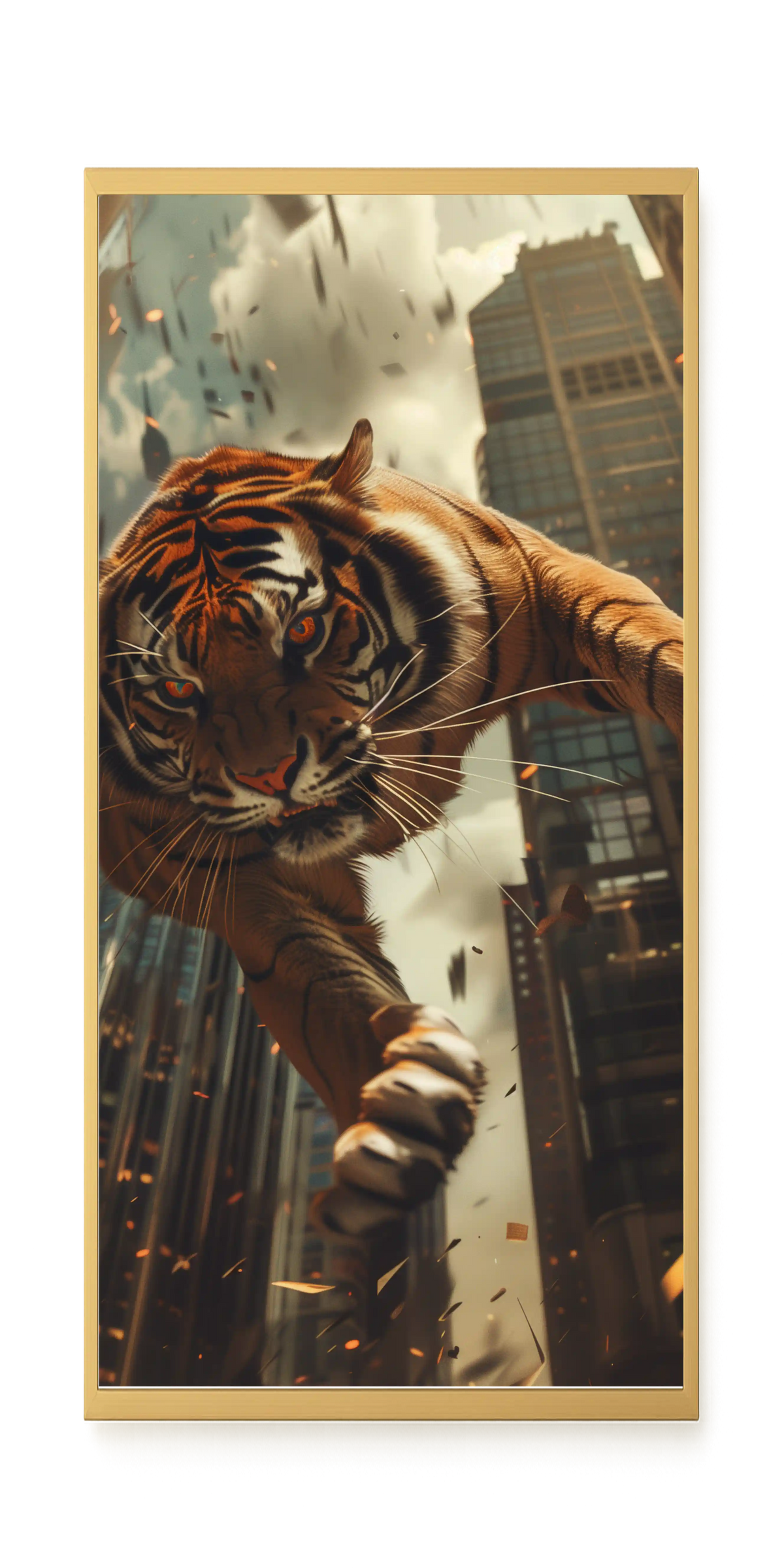 Urban Tiger Canvas Print